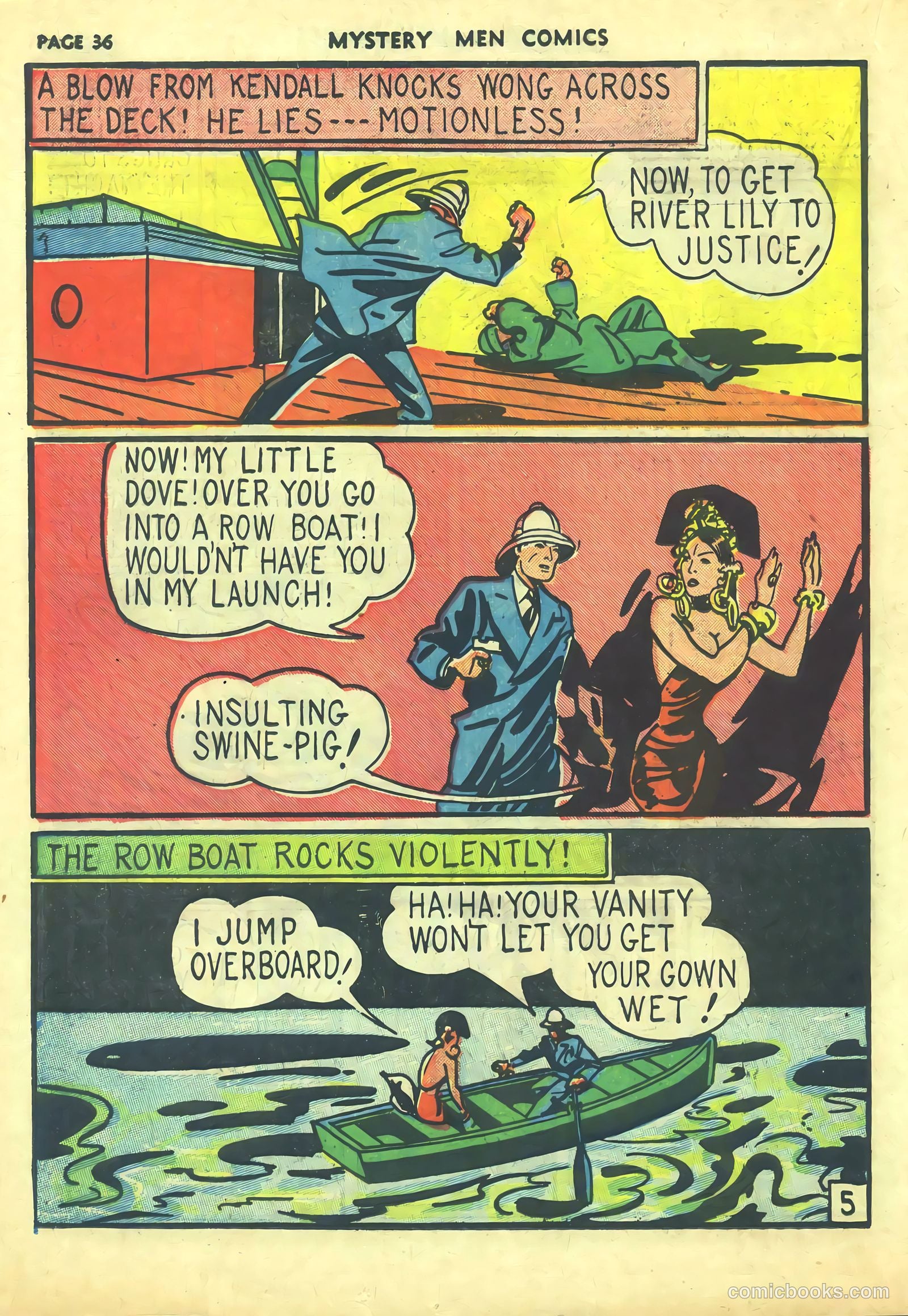 Mystery Men Comics #9 (1940) — page 38 of 68