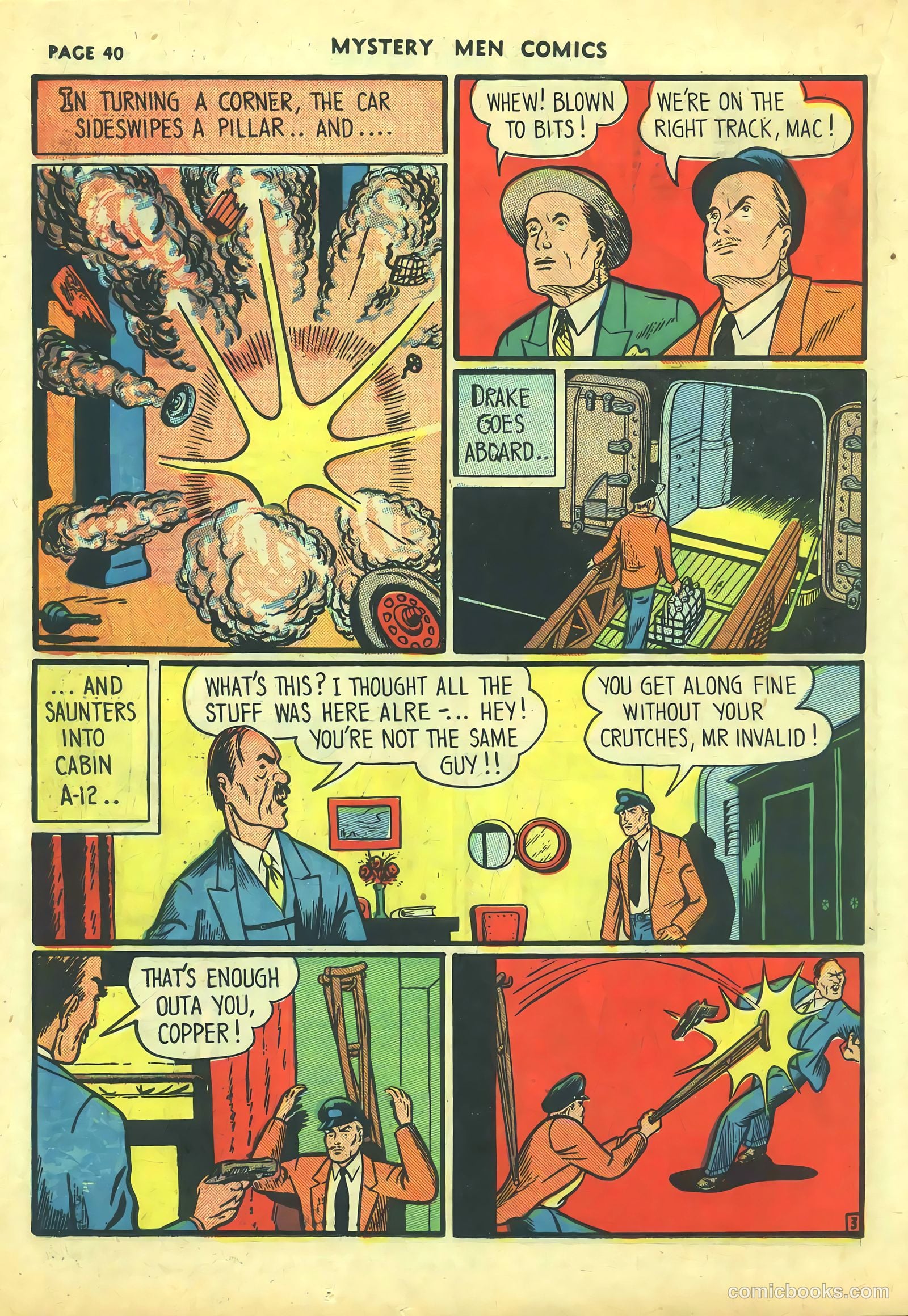 Mystery Men Comics #9 (1940) — page 42 of 68