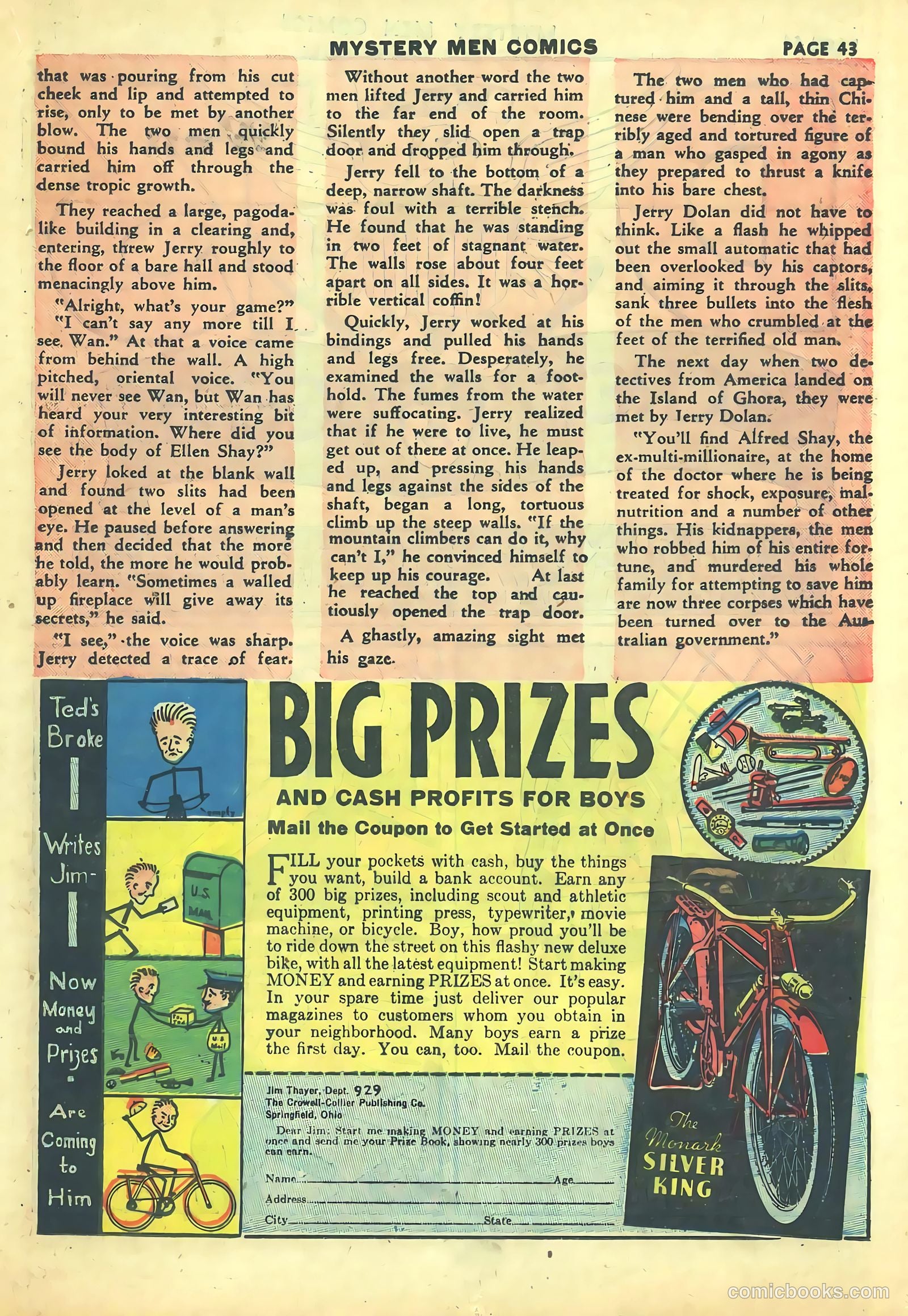 Mystery Men Comics #9 (1940) — page 45 of 68