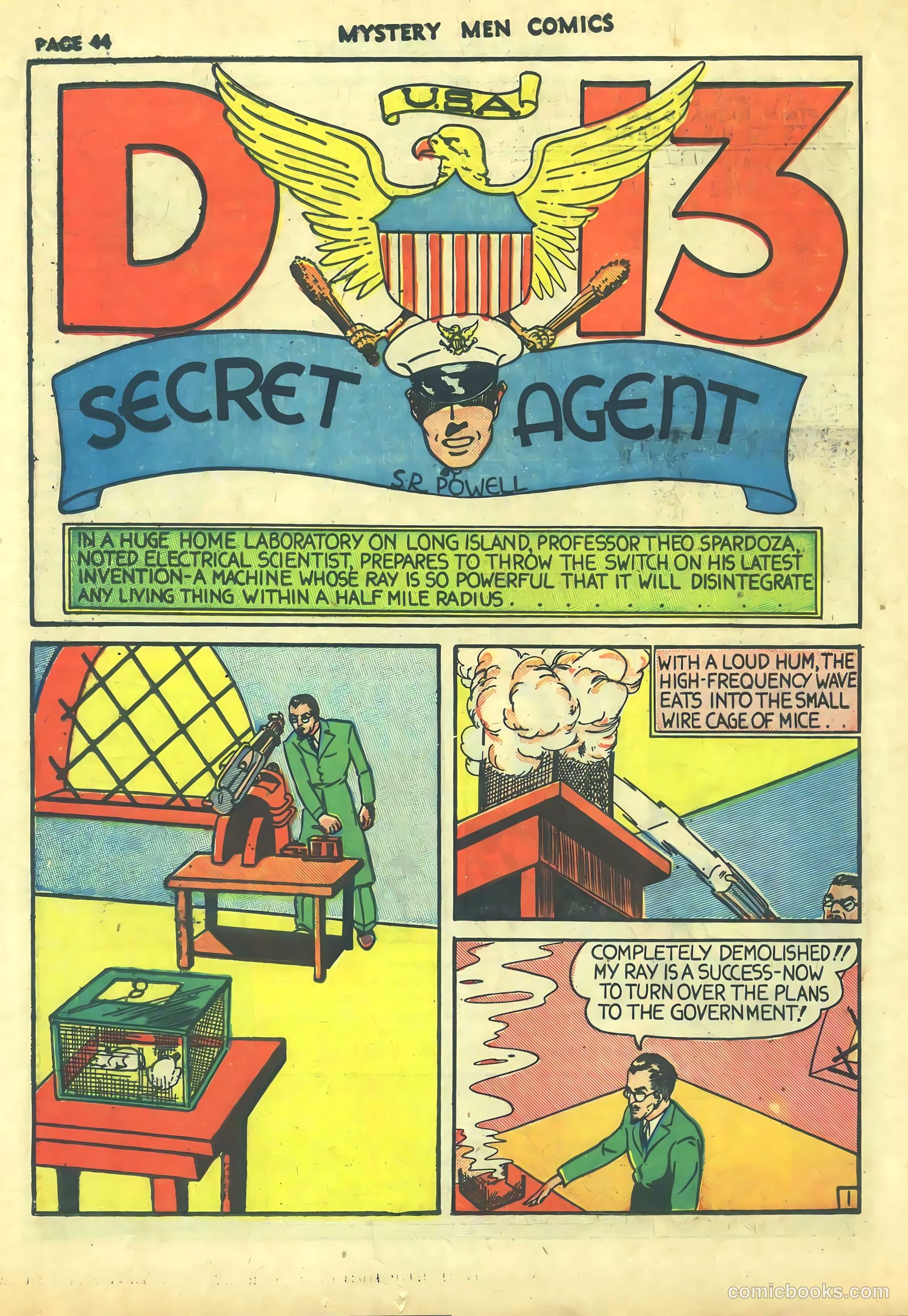 Mystery Men Comics #9 (1940) — page 46 of 68