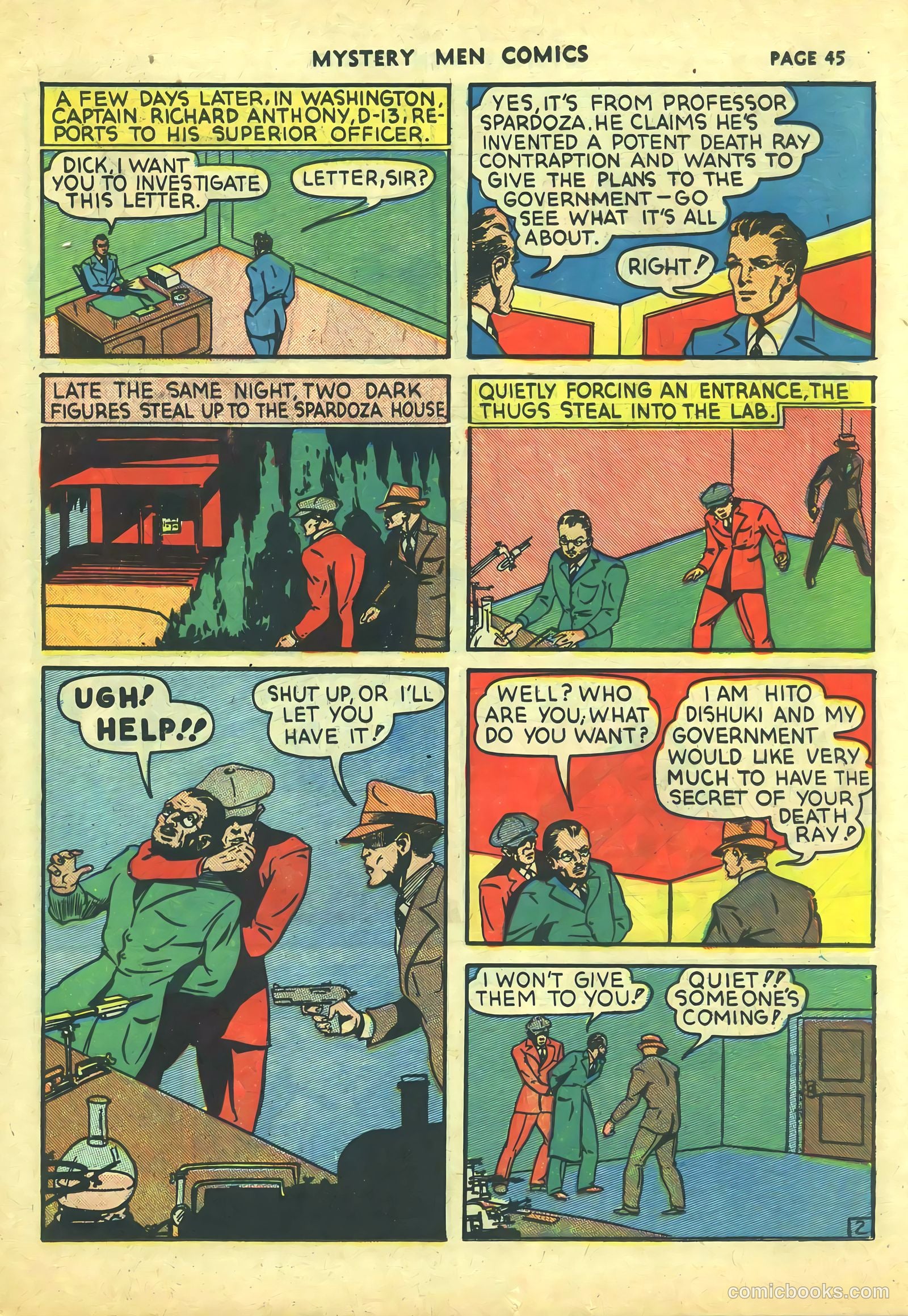Mystery Men Comics #9 (1940) — page 47 of 68