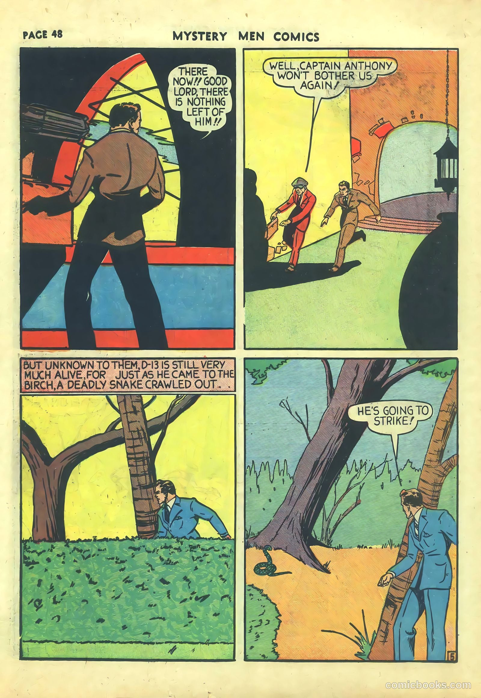 Mystery Men Comics #9 (1940) — page 50 of 68