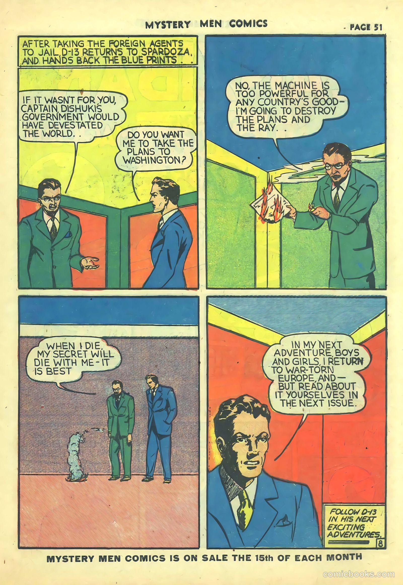 Mystery Men Comics #9 (1940) — page 53 of 68