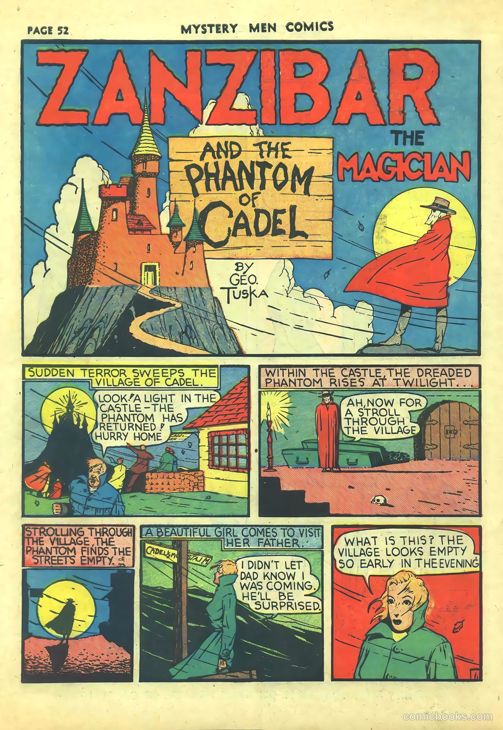 Mystery Men Comics #9 (1940) — page 54 of 68