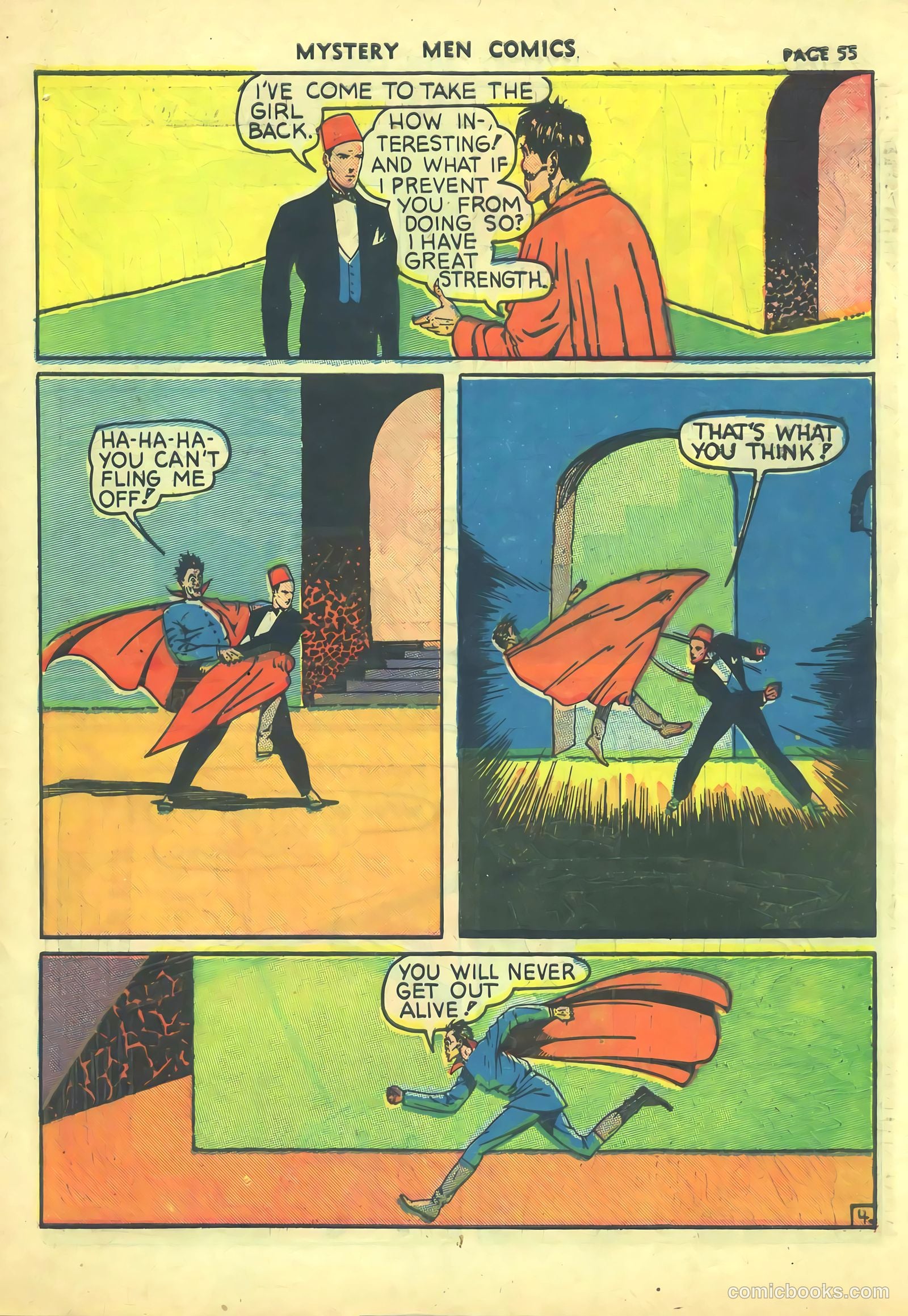 Mystery Men Comics #9 (1940) — page 57 of 68