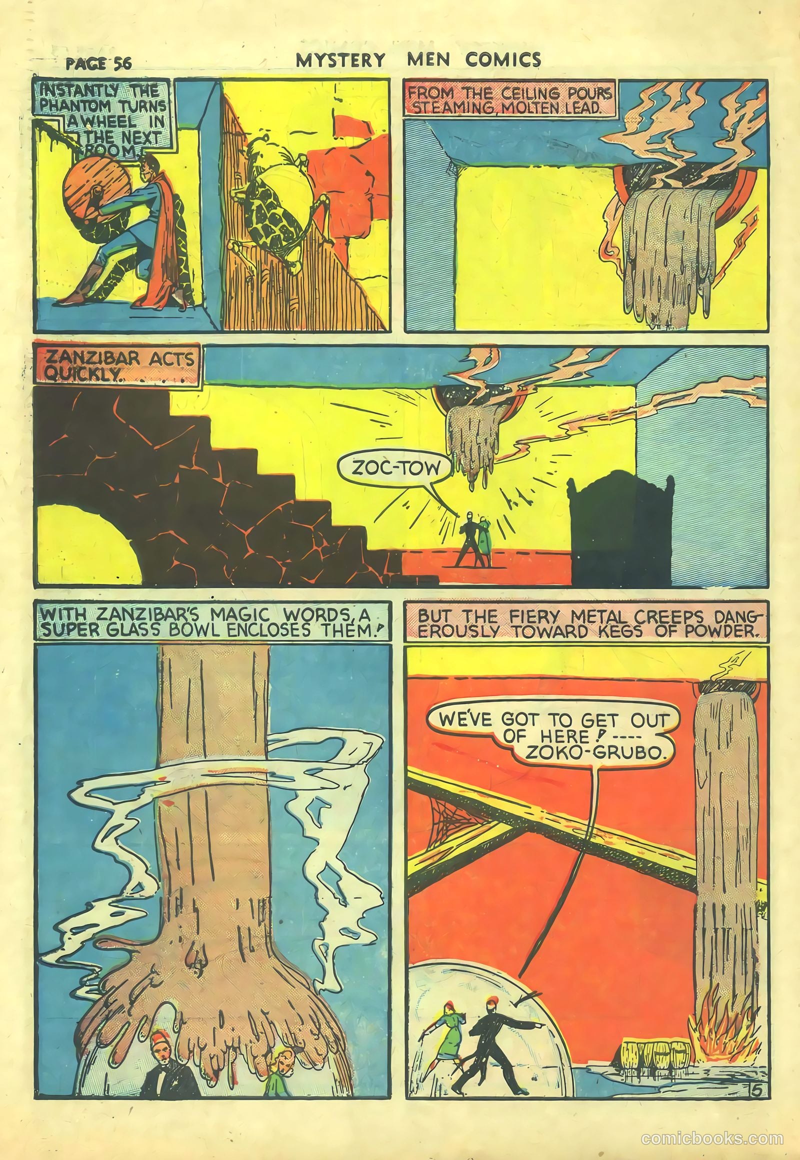 Mystery Men Comics #9 (1940) — page 58 of 68