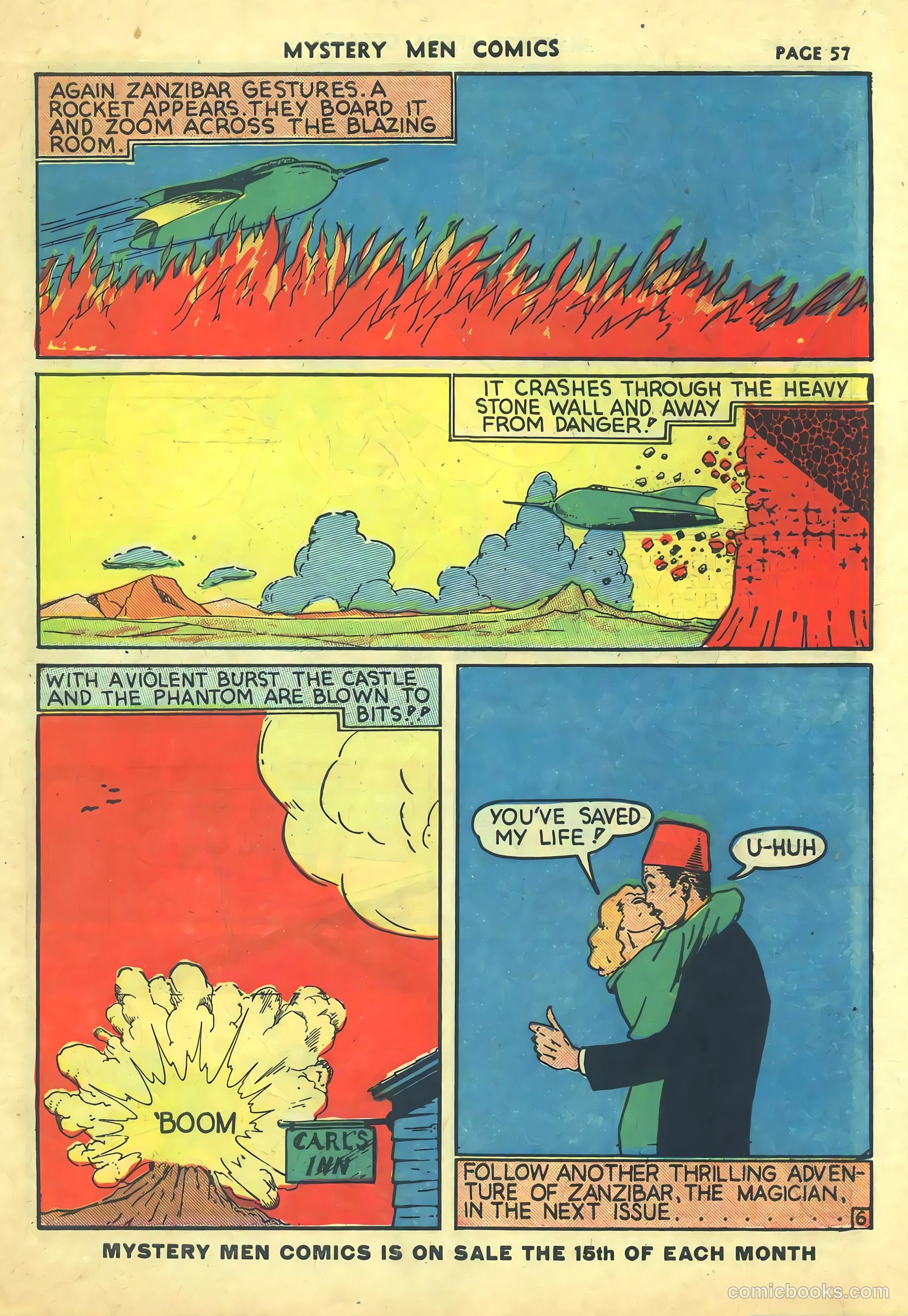 Mystery Men Comics #9 (1940) — page 59 of 68