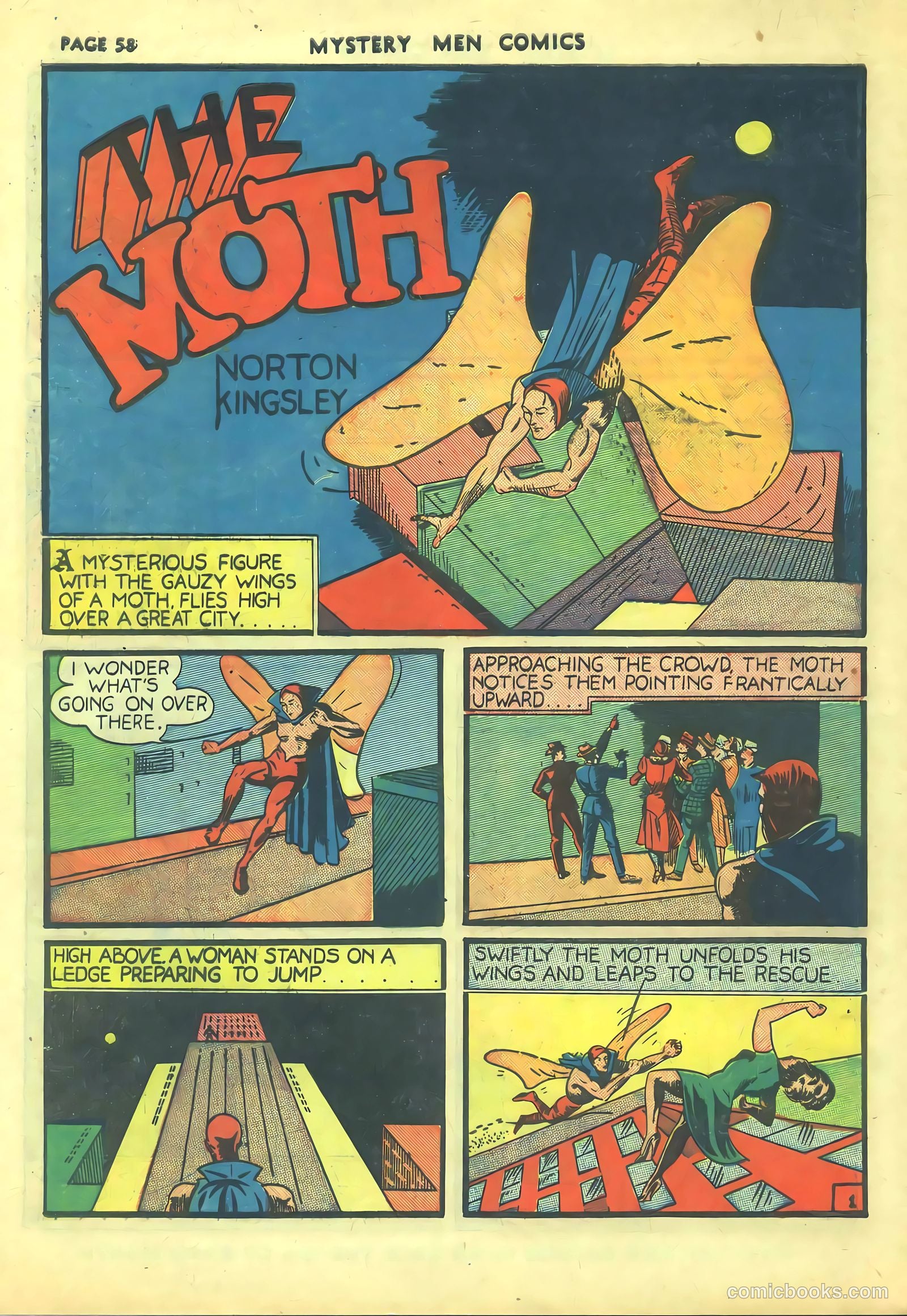 Mystery Men Comics #9 (1940) — page 60 of 68