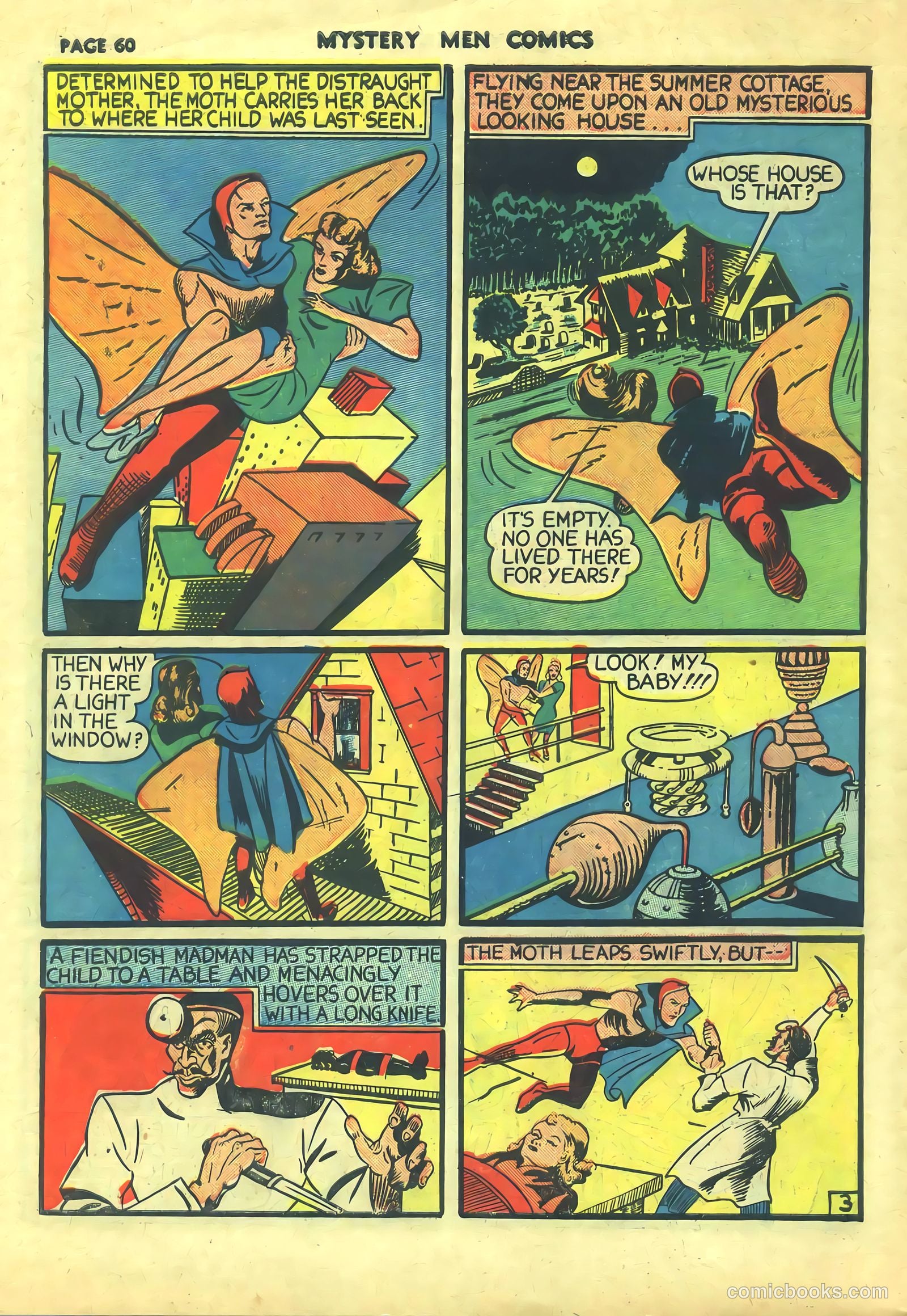 Mystery Men Comics #9 (1940) — page 62 of 68
