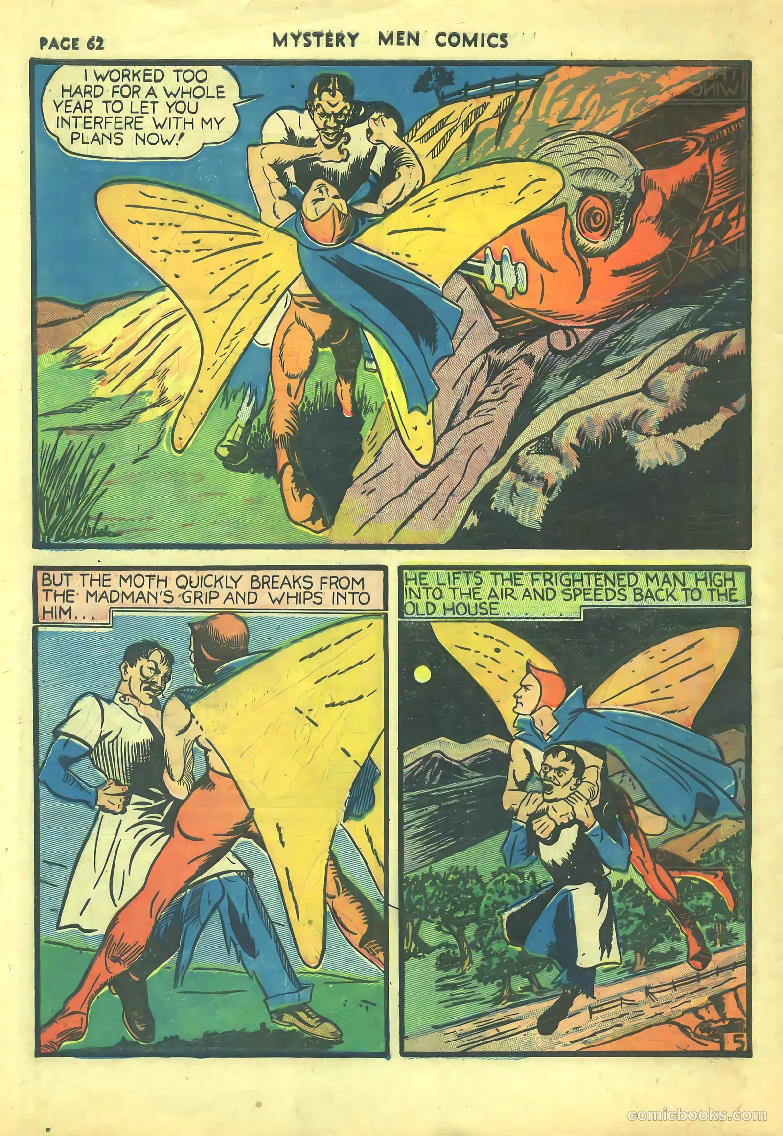 Mystery Men Comics #9 (1940) — page 64 of 68