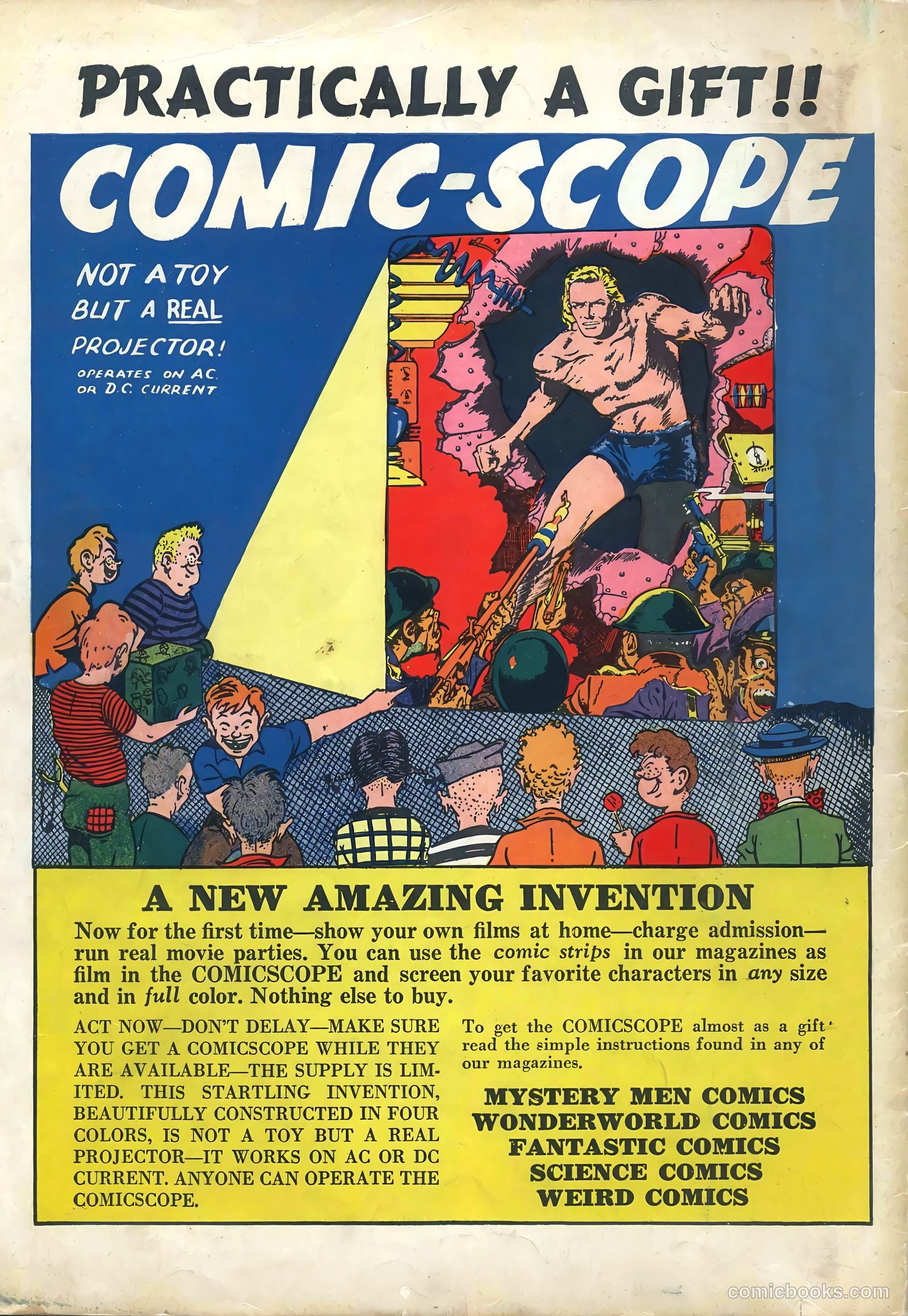 Mystery Men Comics #9 (1940) — page 68 of 68