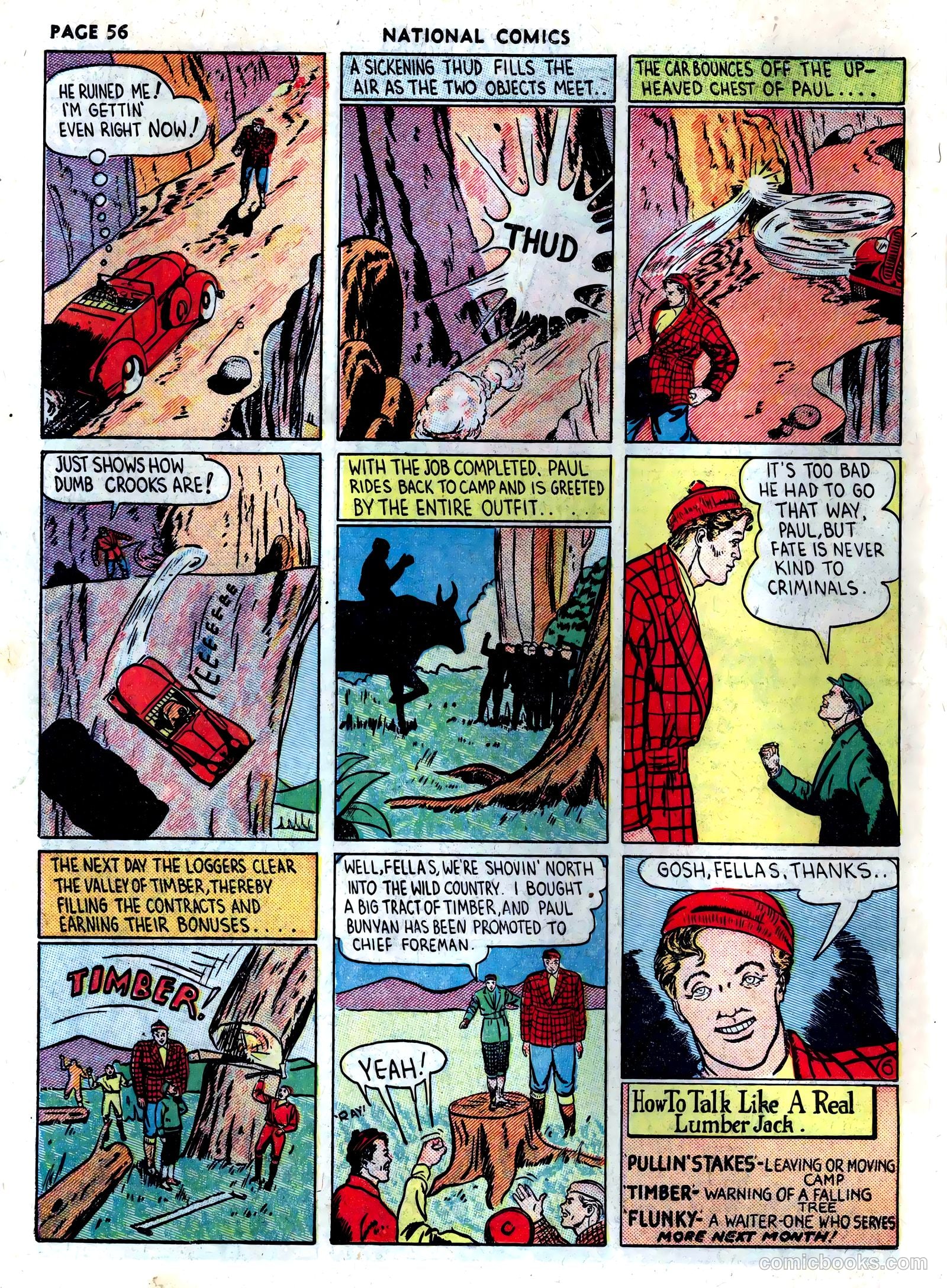 National Comics #1 (1940) — page 58 of 68