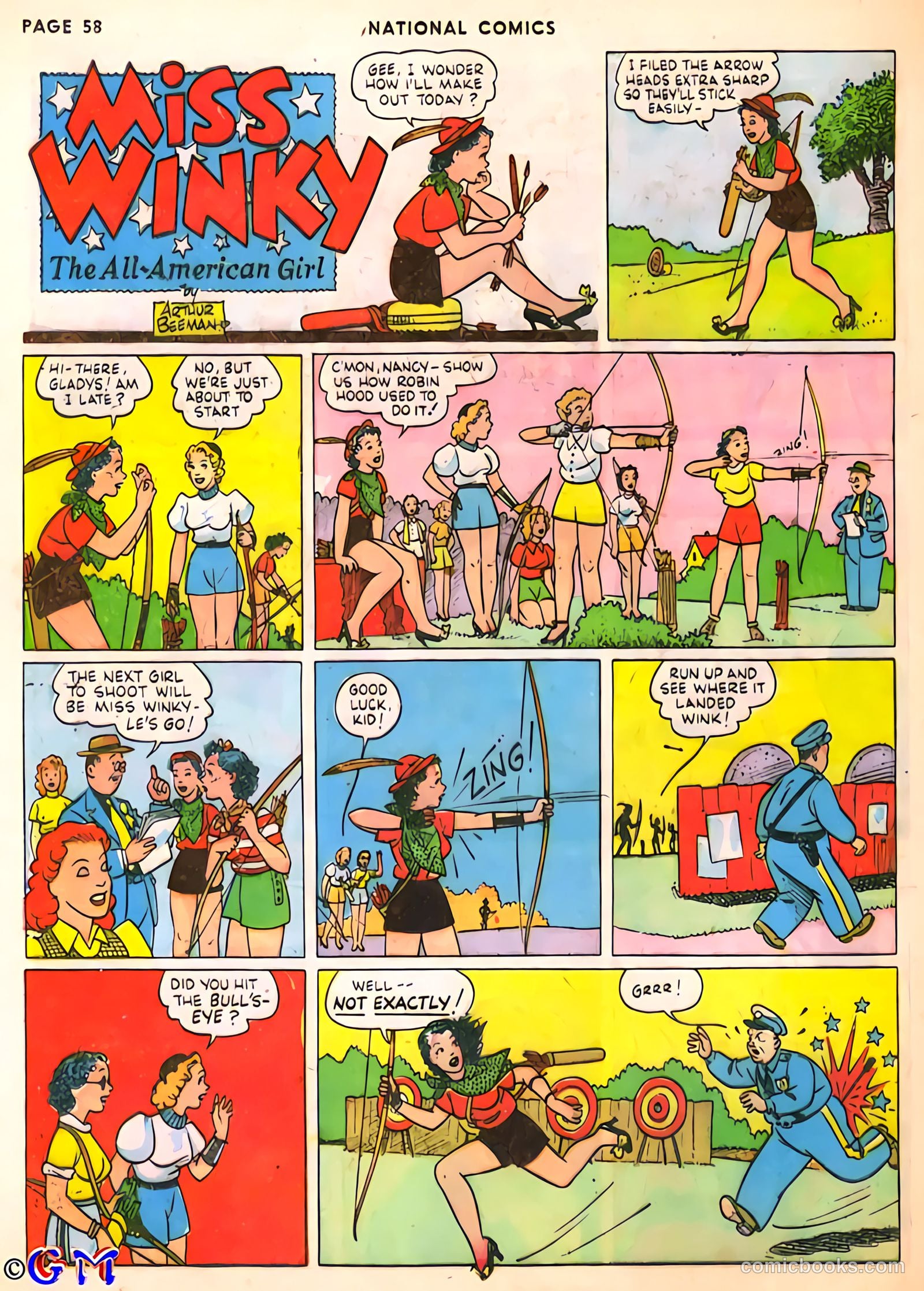 National Comics #14 (1941) — page 58 of 68