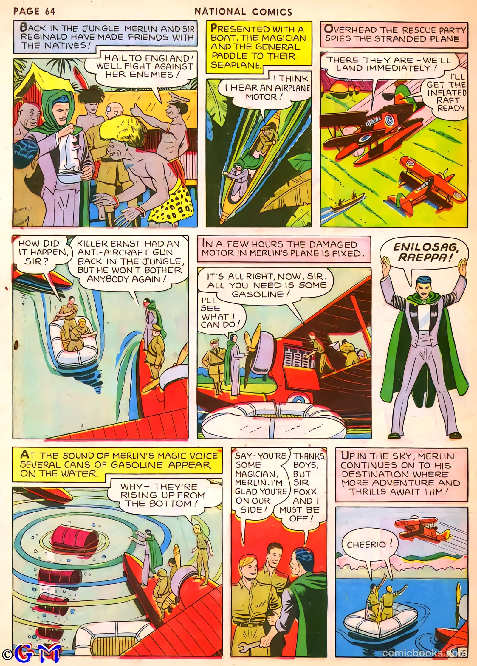 National Comics #14 (1941) — page 64 of 68