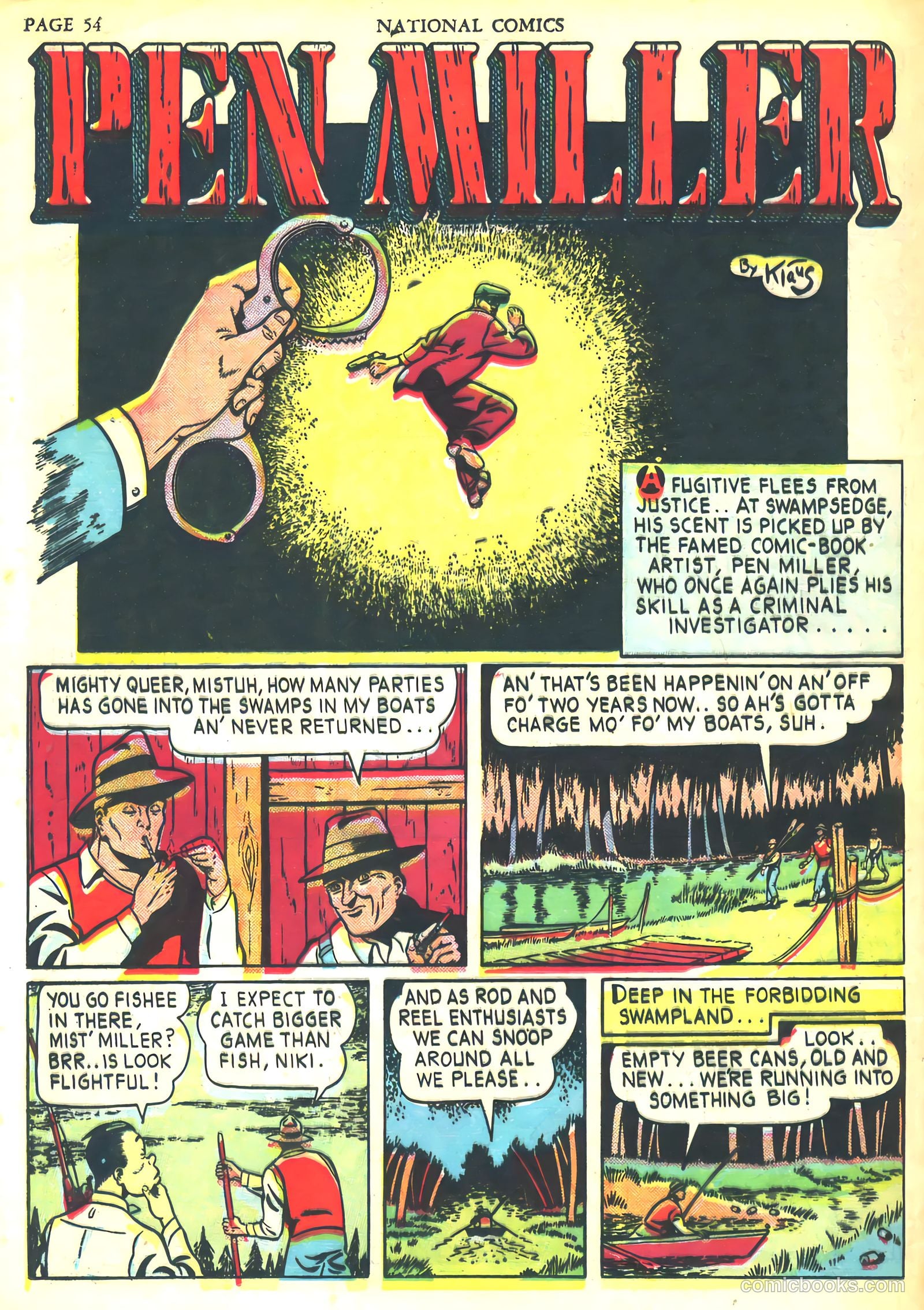 National Comics #16 (1941) — page 56 of 68
