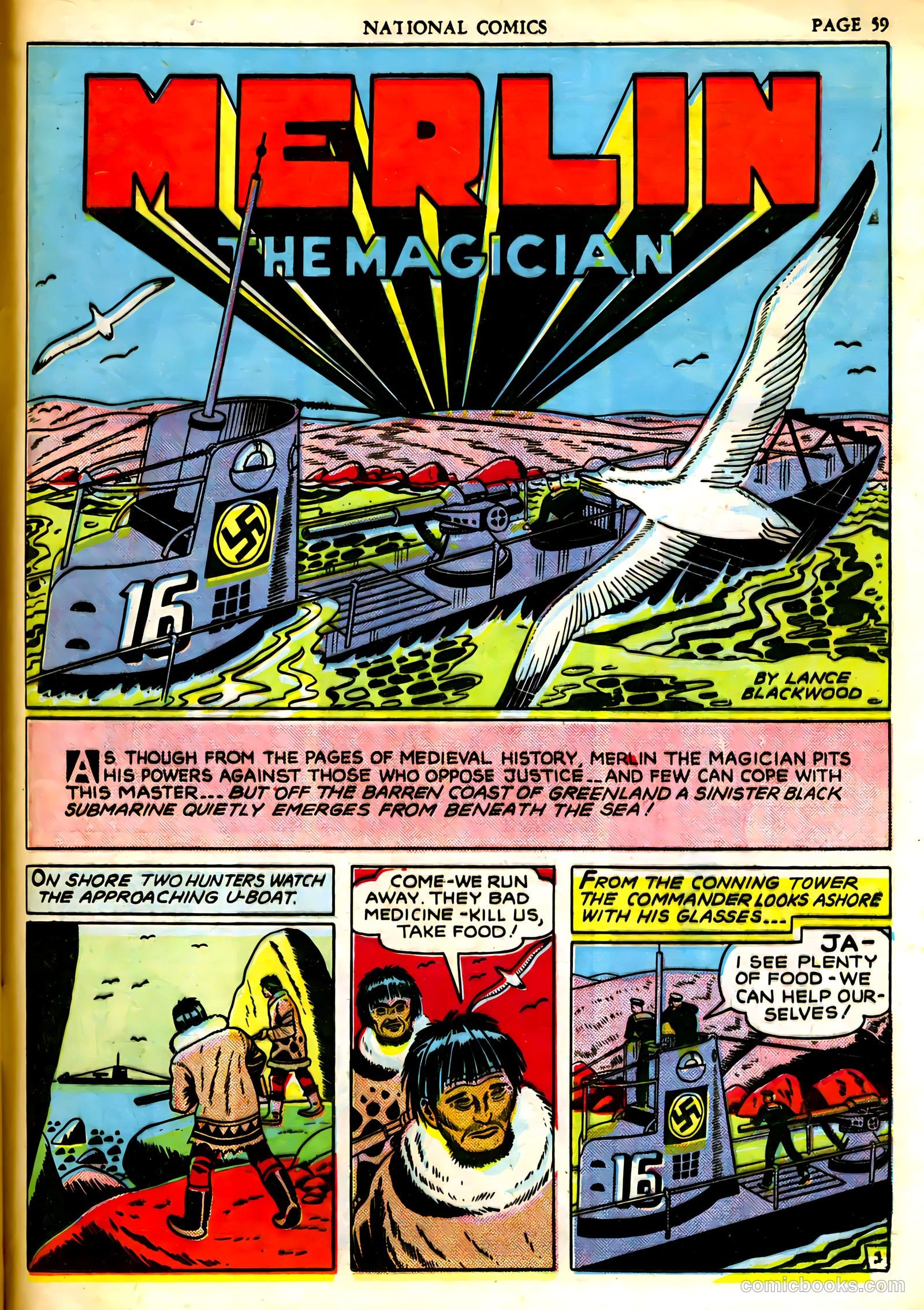 National Comics #16 (1941) — page 61 of 68