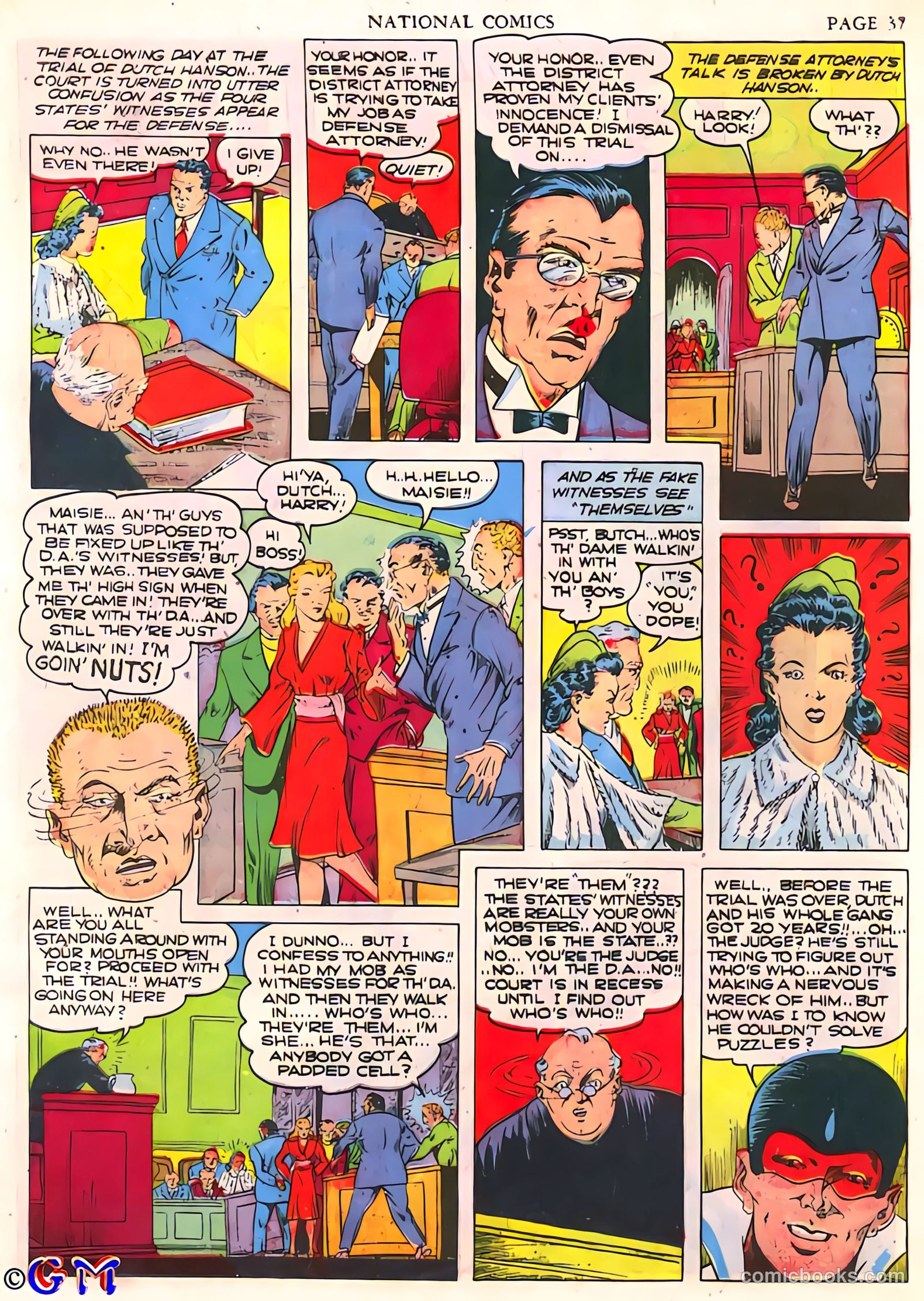 National Comics #18 (1941) — page 39 of 68