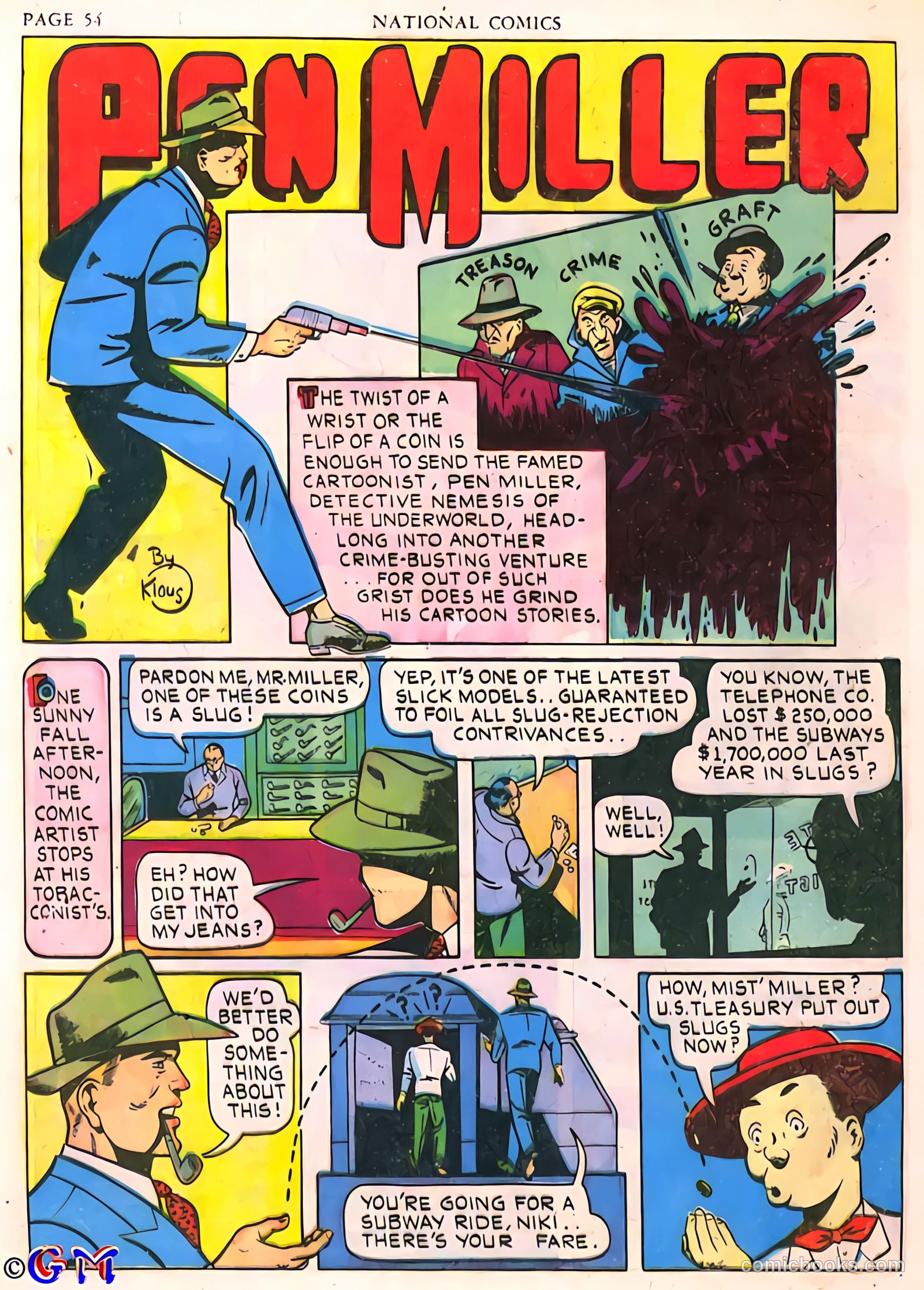 National Comics #18 (1941) — page 56 of 68
