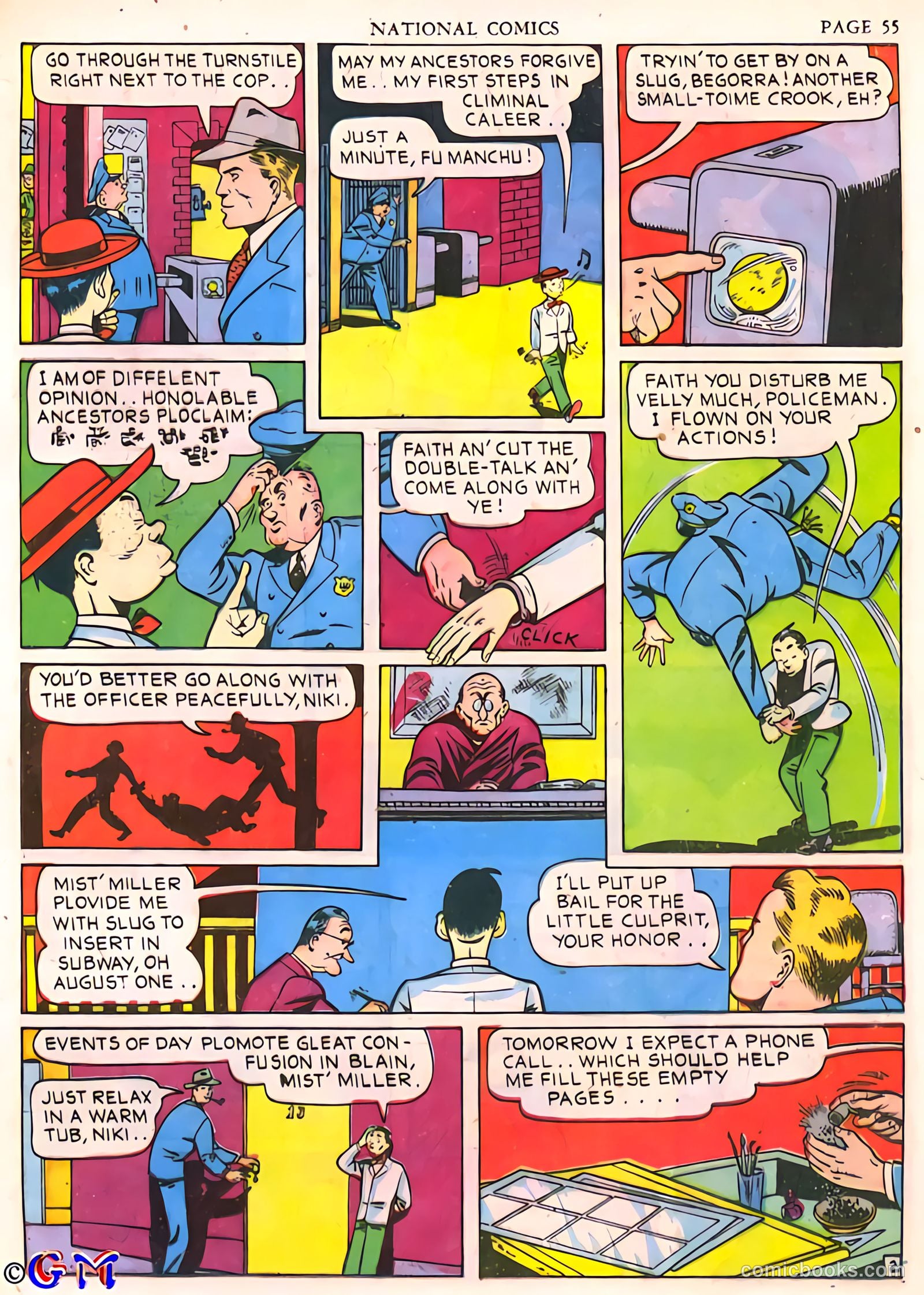National Comics #18 (1941) — page 57 of 68