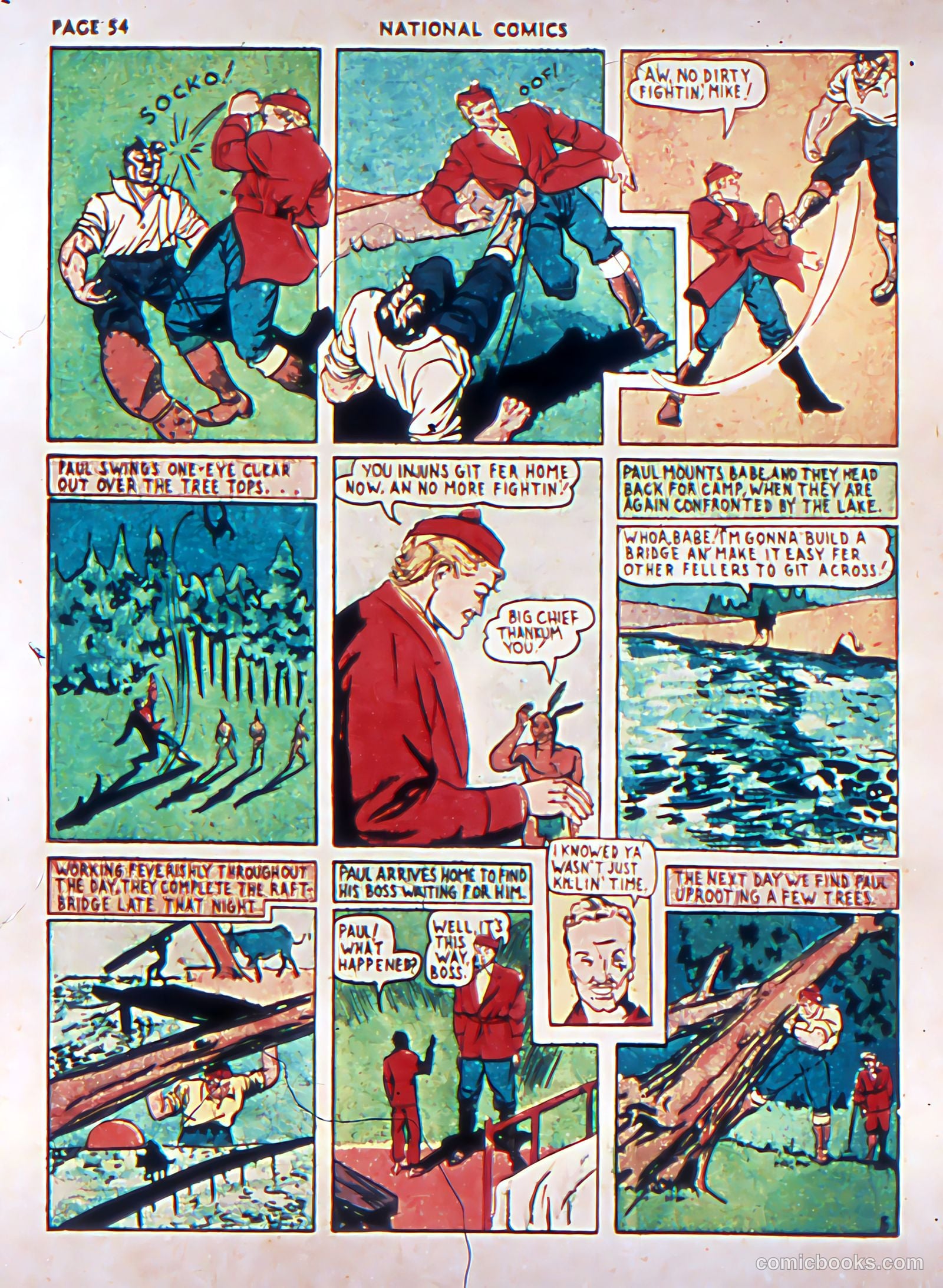 National Comics #2 (1940) — page 56 of 67