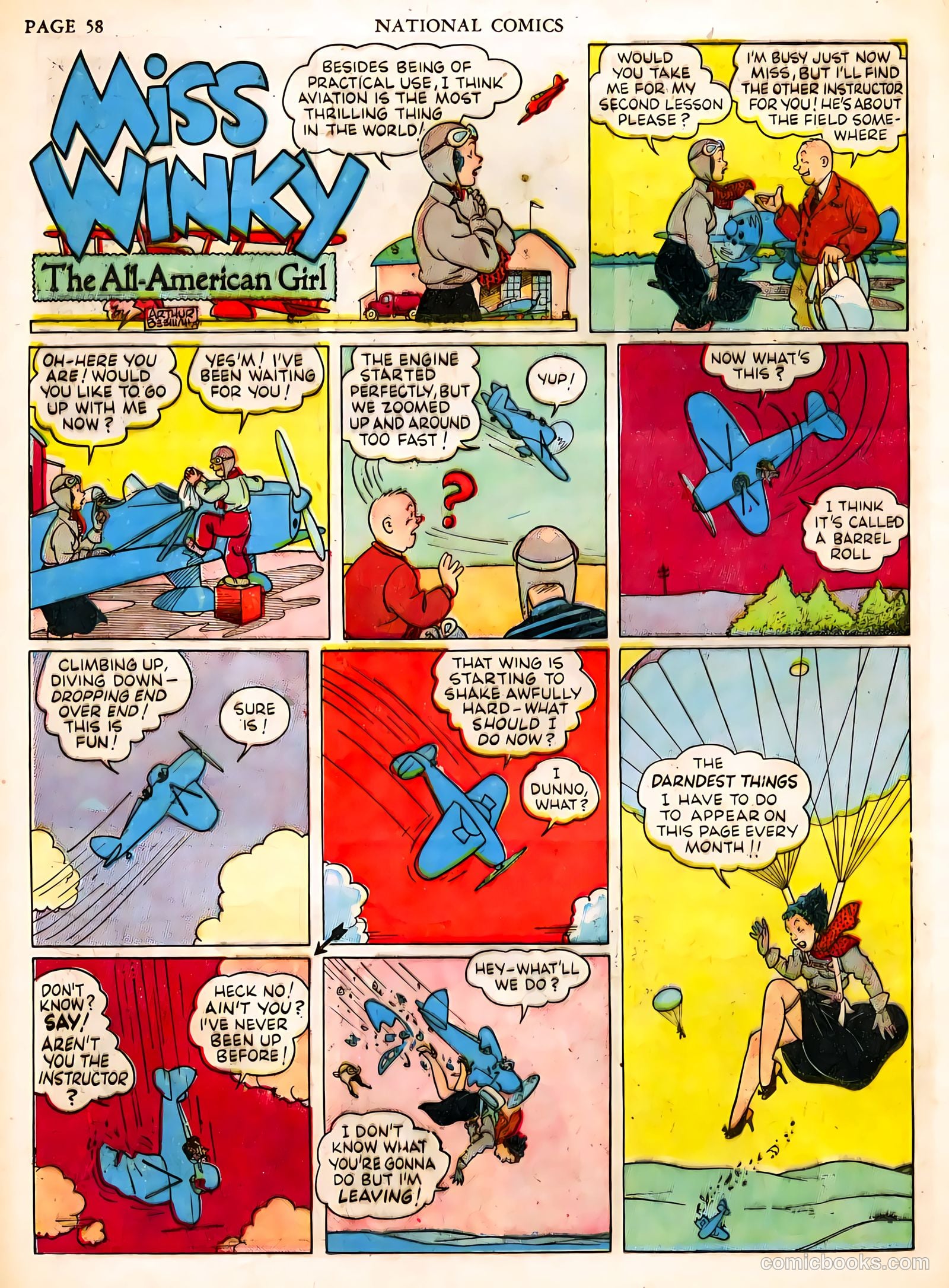 National Comics #20 (1942) — page 59 of 65