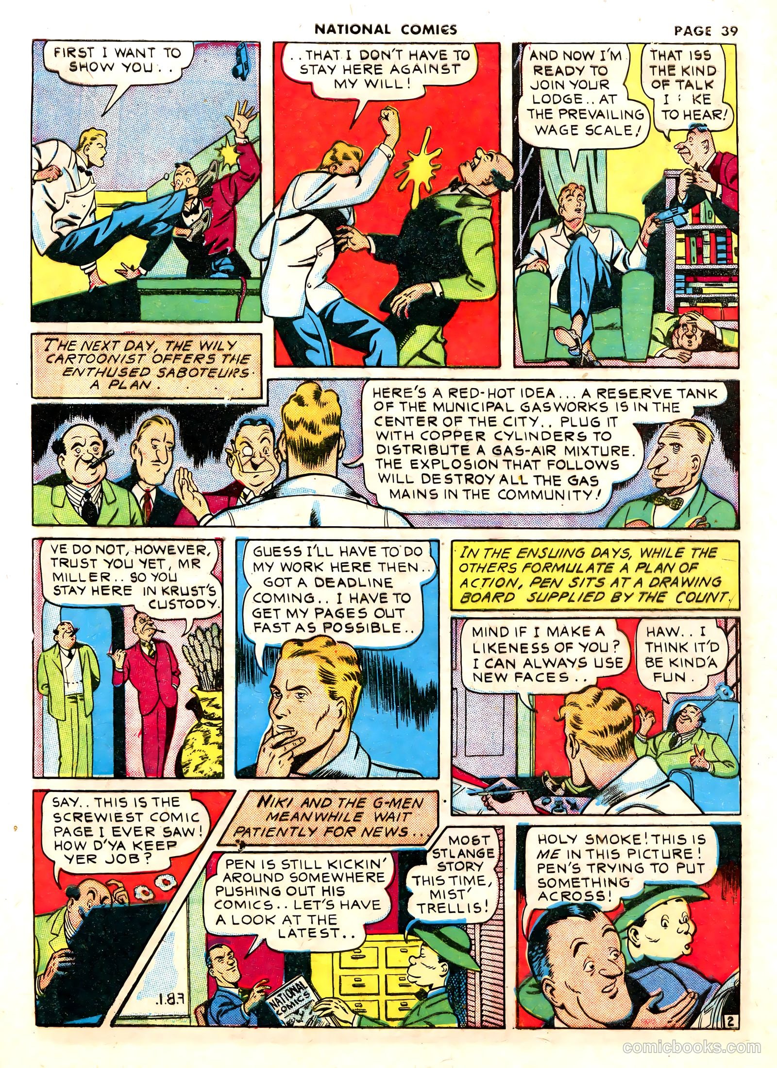 National Comics #21 (1942) — page 40 of 66