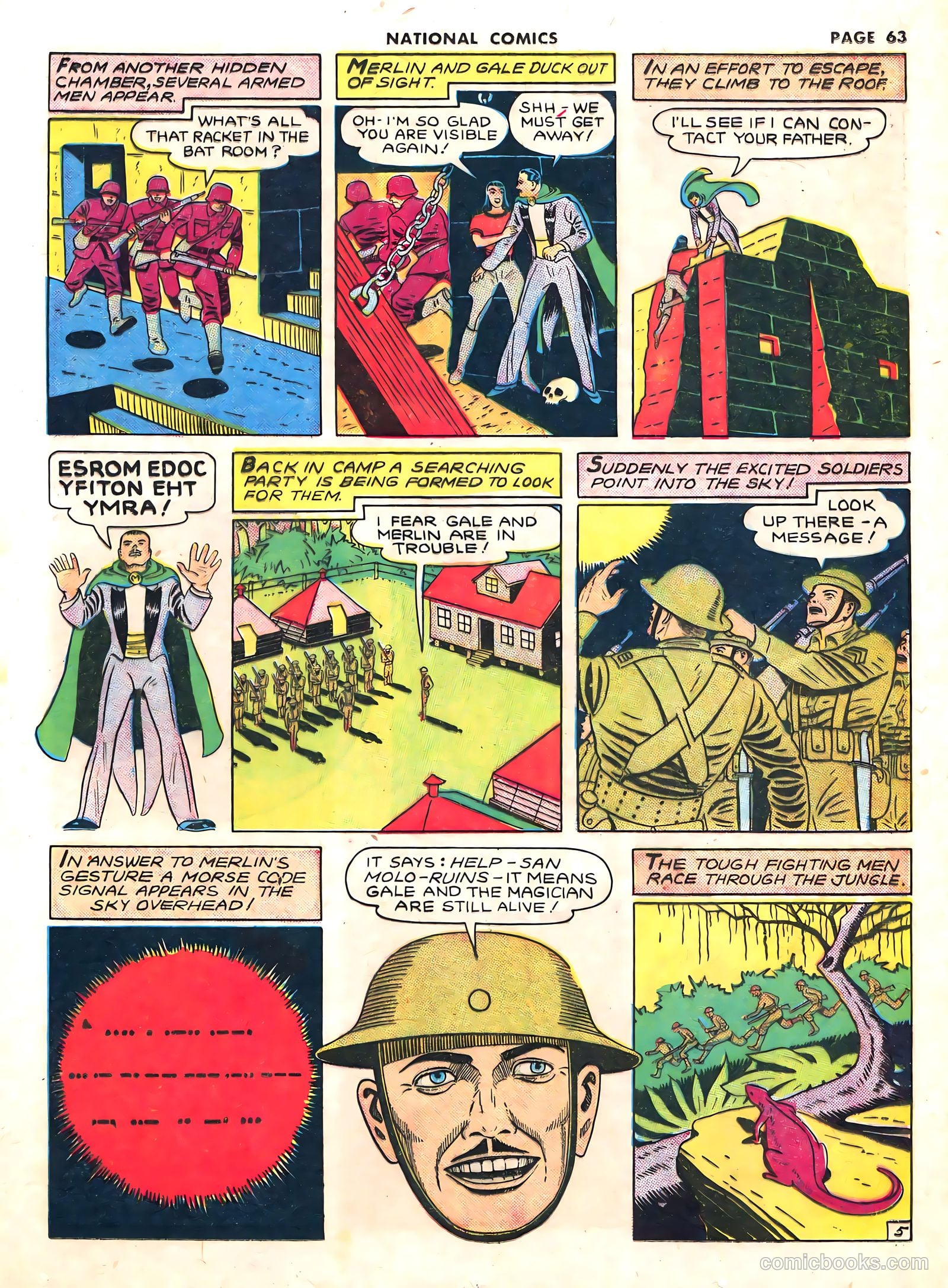National Comics #21 (1942) — page 64 of 66