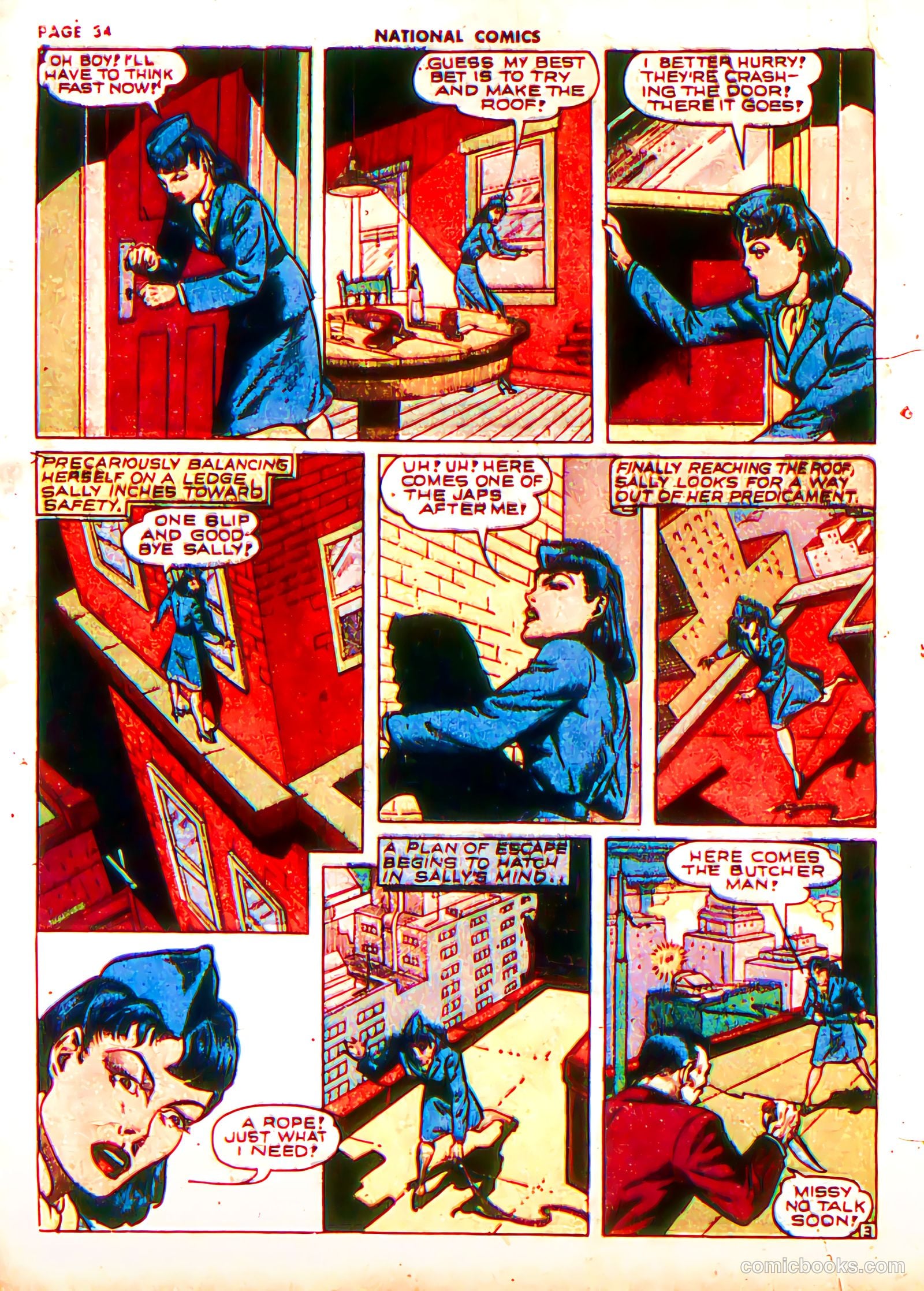 National Comics #22 (1942) — page 36 of 68