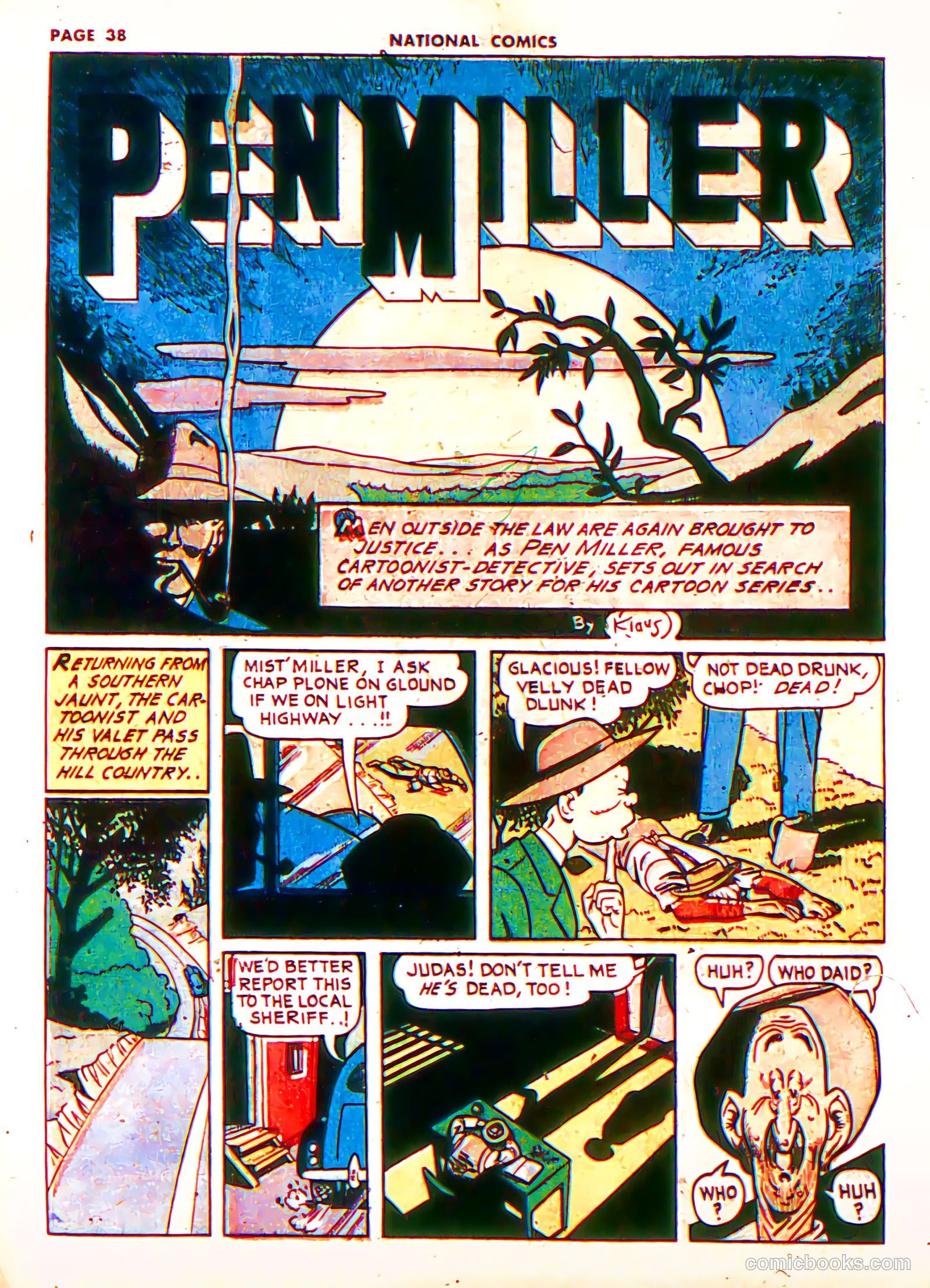 National Comics #22 (1942) — page 40 of 68
