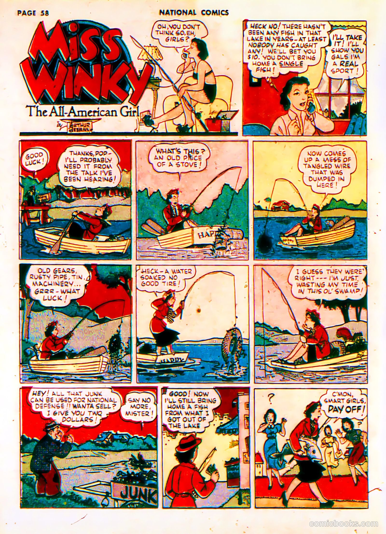 National Comics #22 (1942) — page 60 of 68