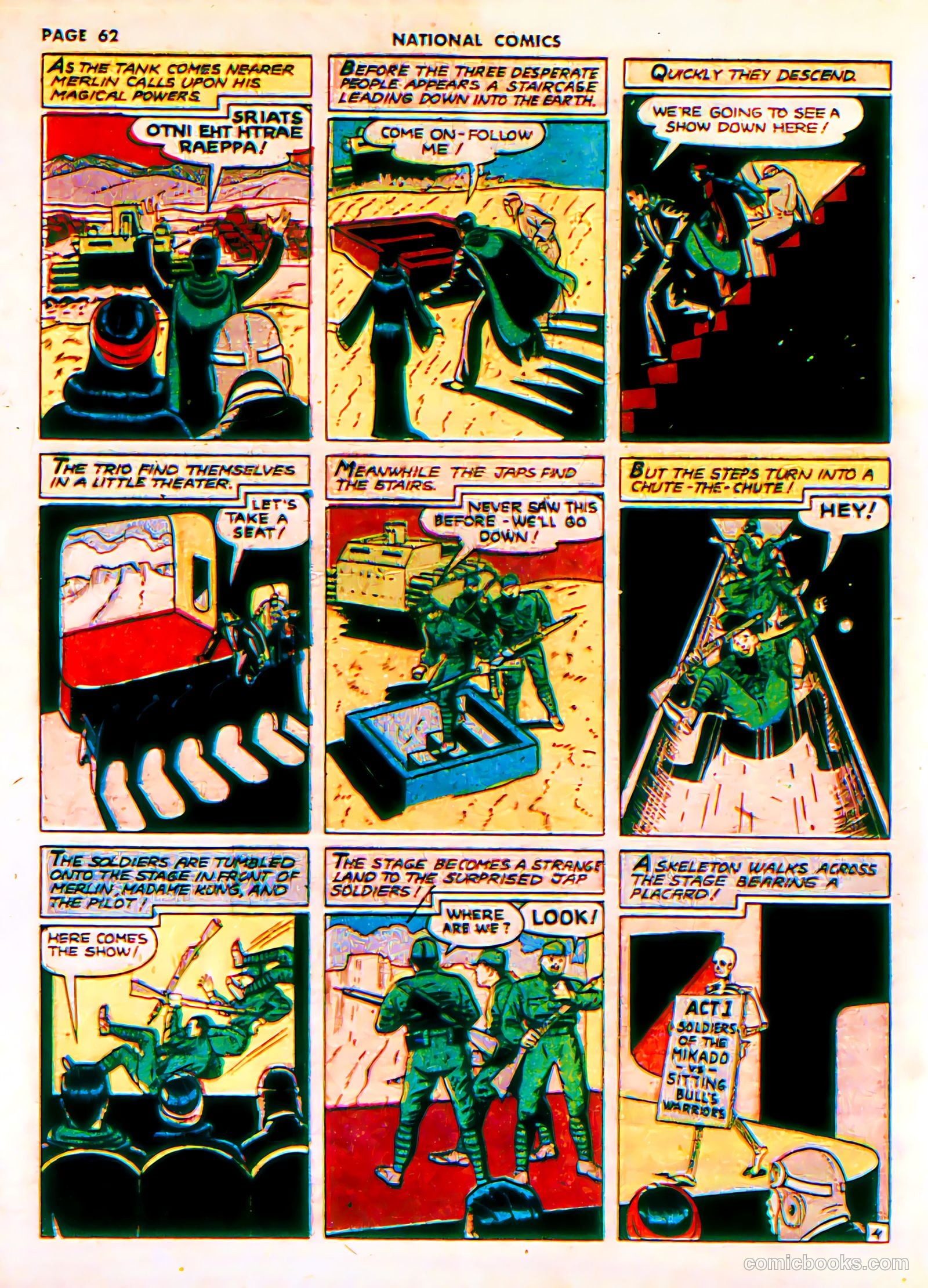 National Comics #22 (1942) — page 64 of 68