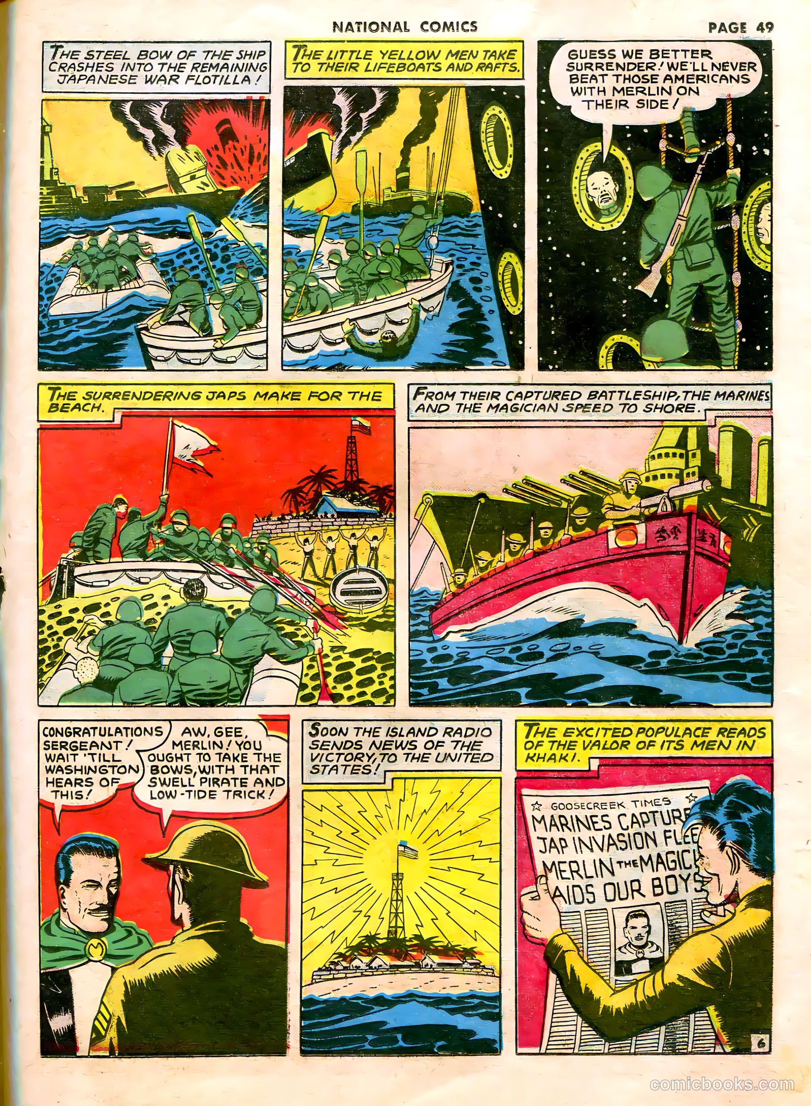 National Comics #23 (1942) — page 51 of 68