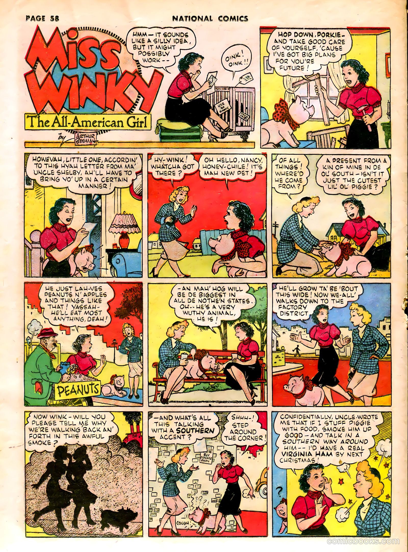 National Comics #23 (1942) — page 60 of 68