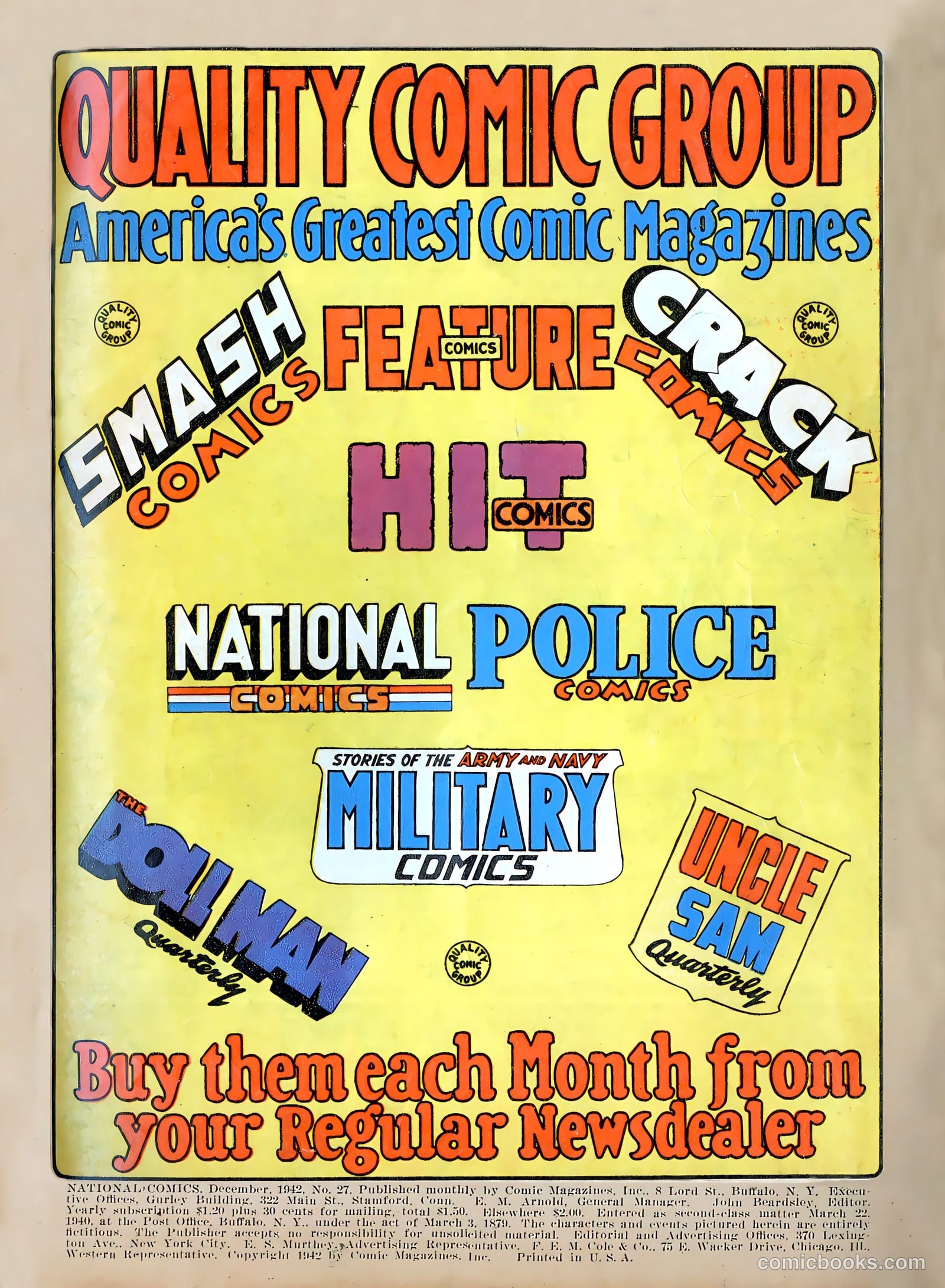 National Comics #27 (1942) — page 2 of 68
