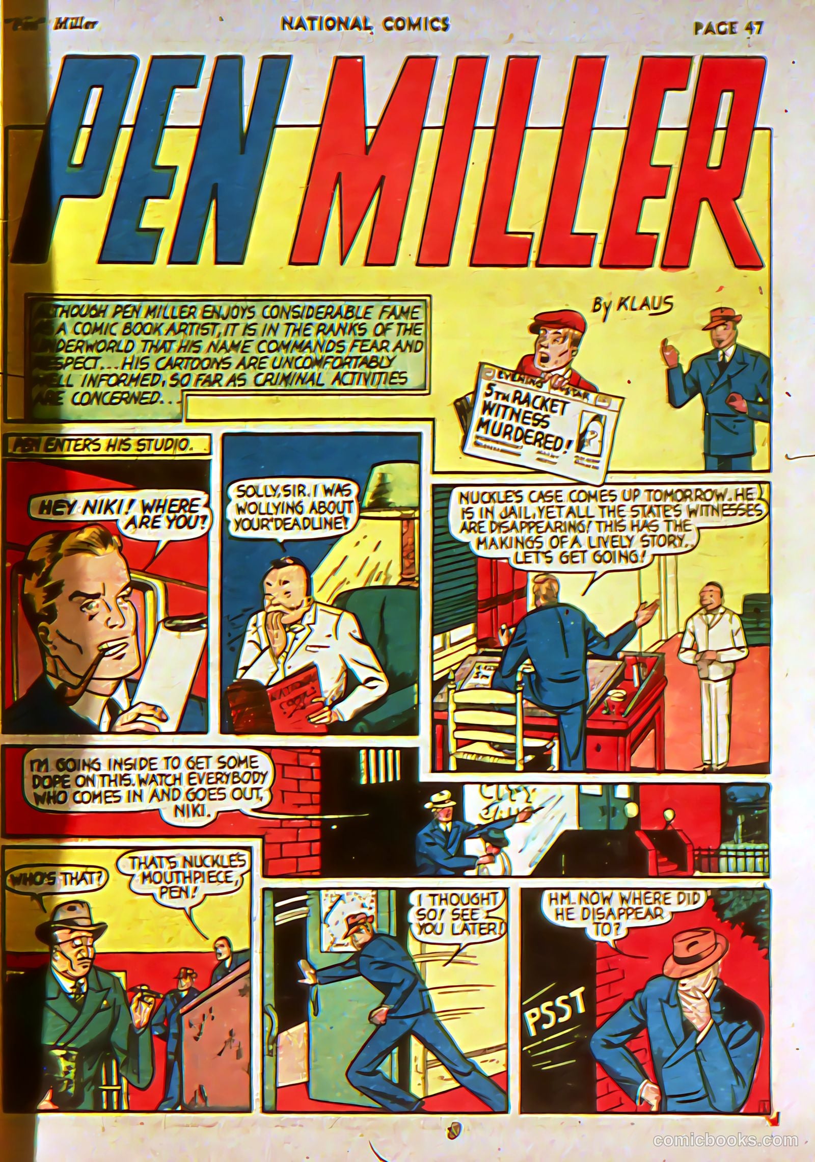 National Comics #3 (1940) — page 50 of 68