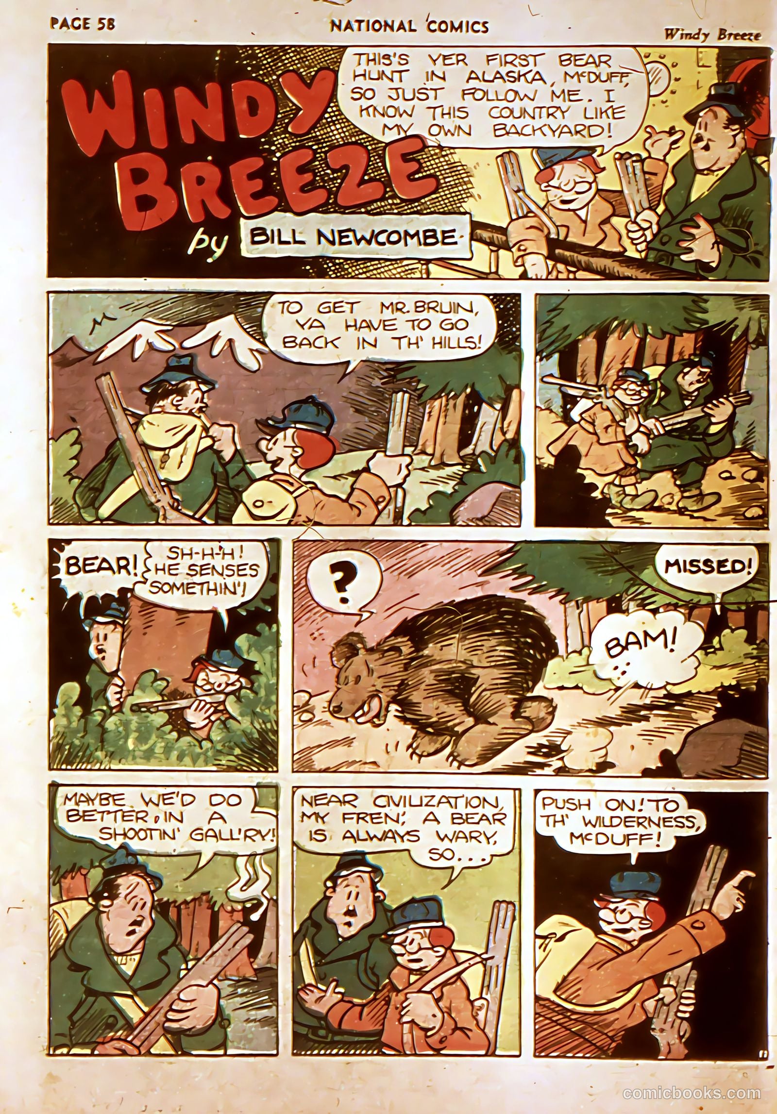 National Comics #3 (1940) — page 61 of 68