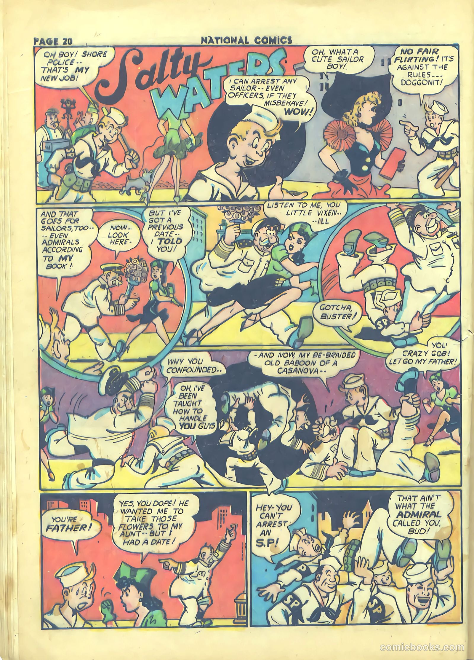 National Comics #34 (1943) — page 22 of 68