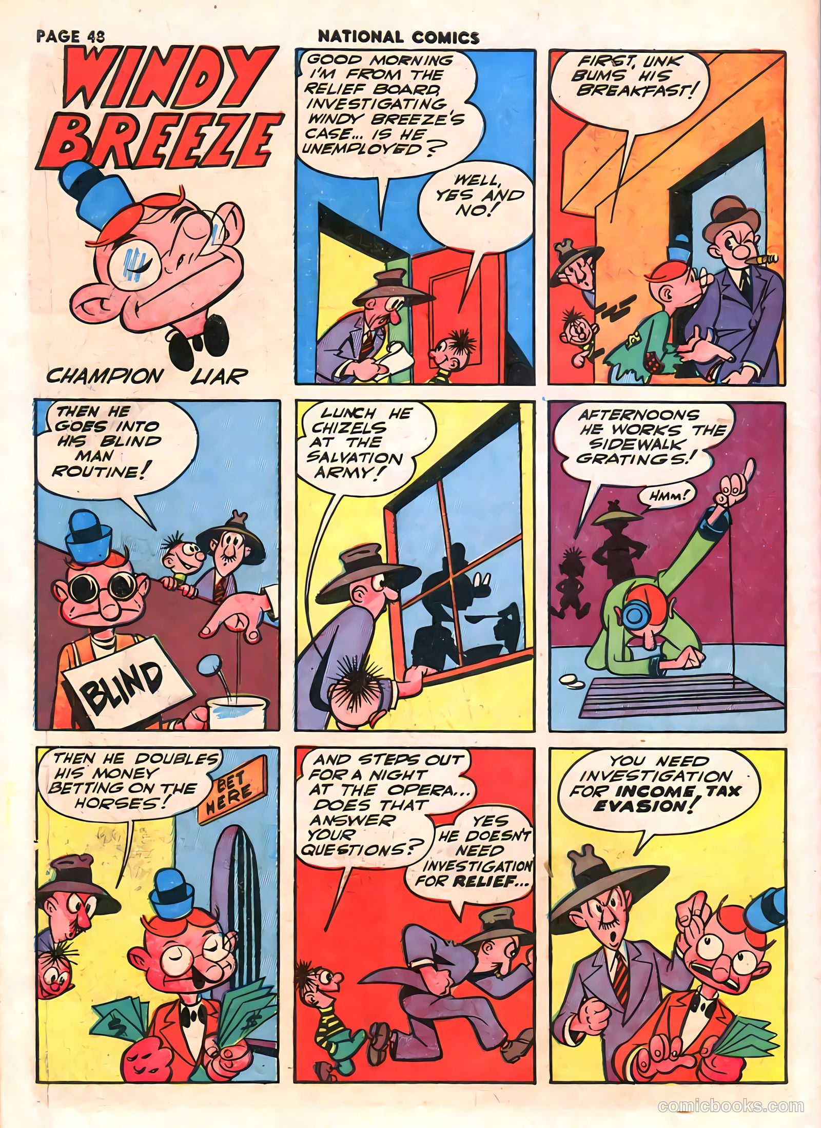National Comics #35 (1943) — page 50 of 68
