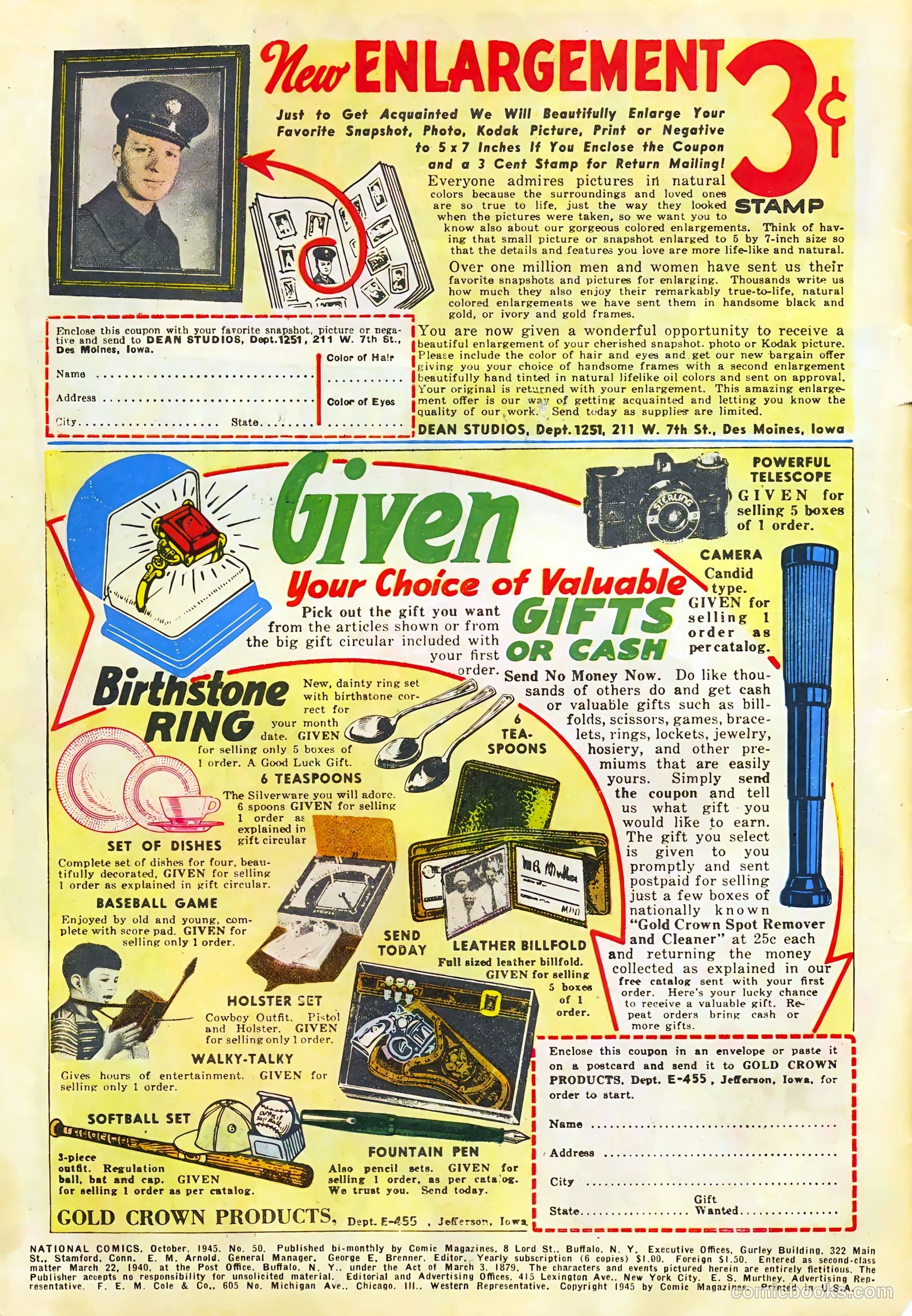 National Comics #50 (1945) — page 2 of 60