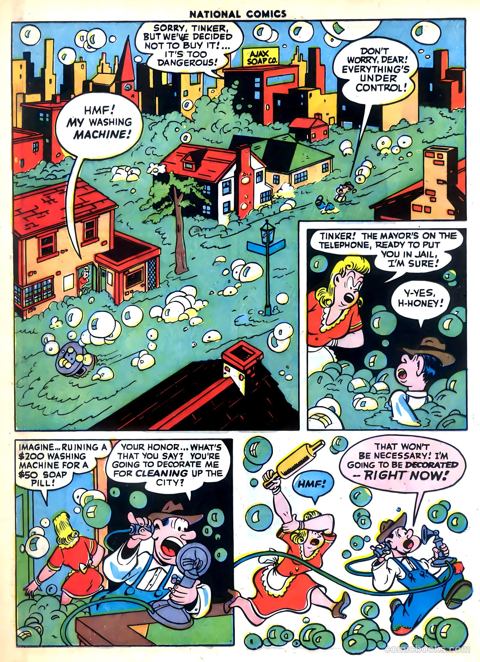 National Comics #54 (1946) — page 36 of 60
