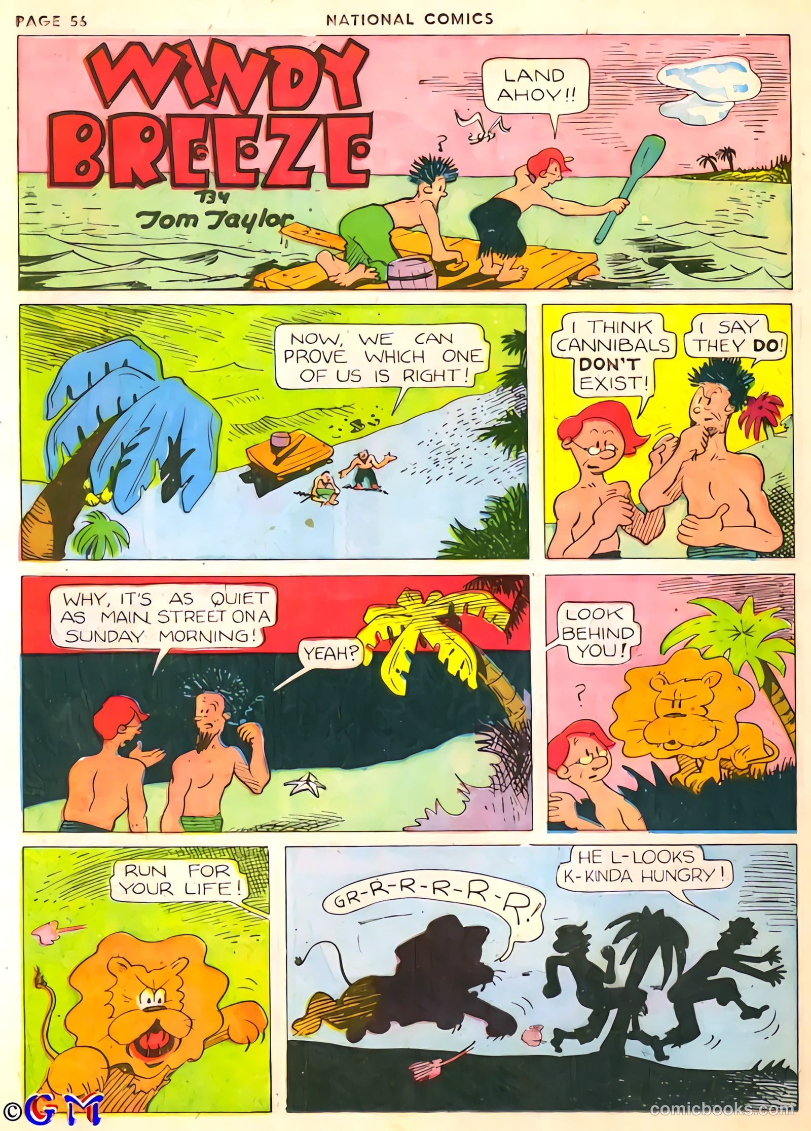 National Comics #6 (1940) — page 56 of 68