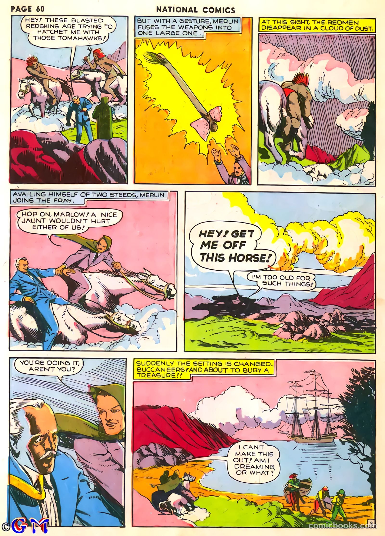 National Comics #6 (1940) — page 60 of 68