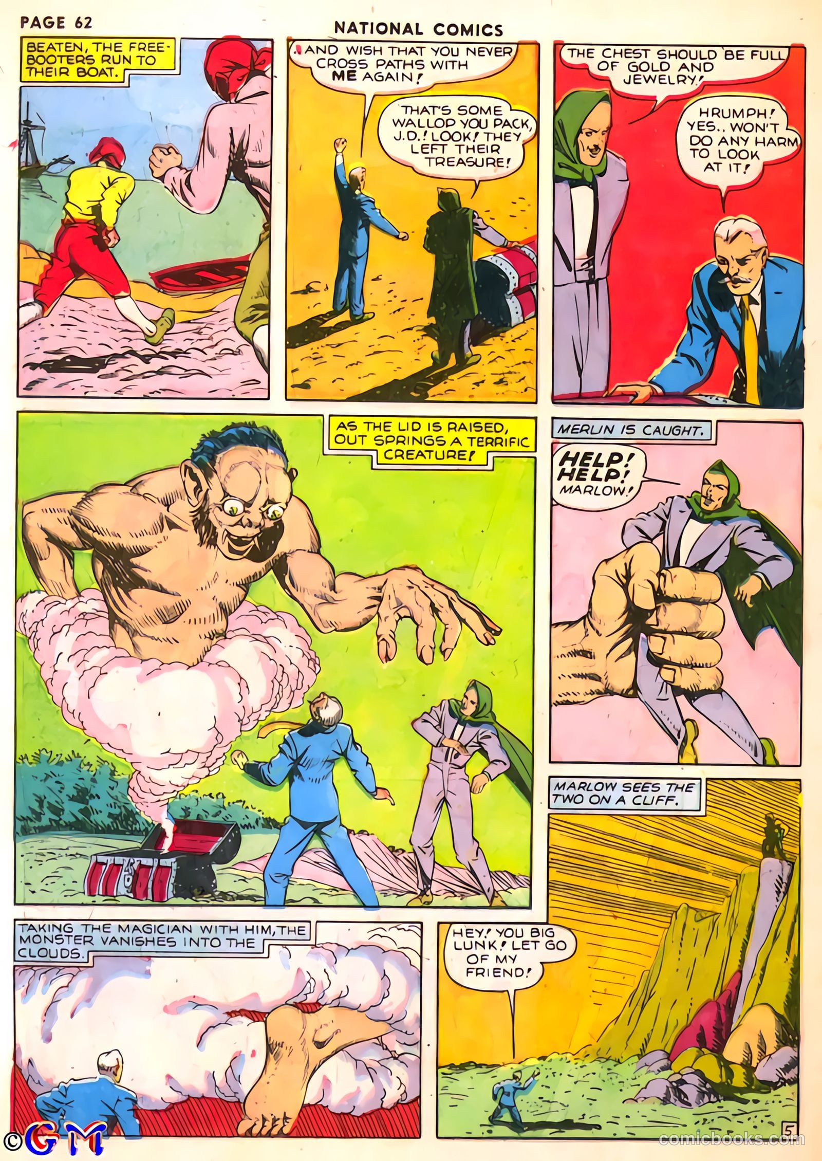 National Comics #6 (1940) — page 62 of 68
