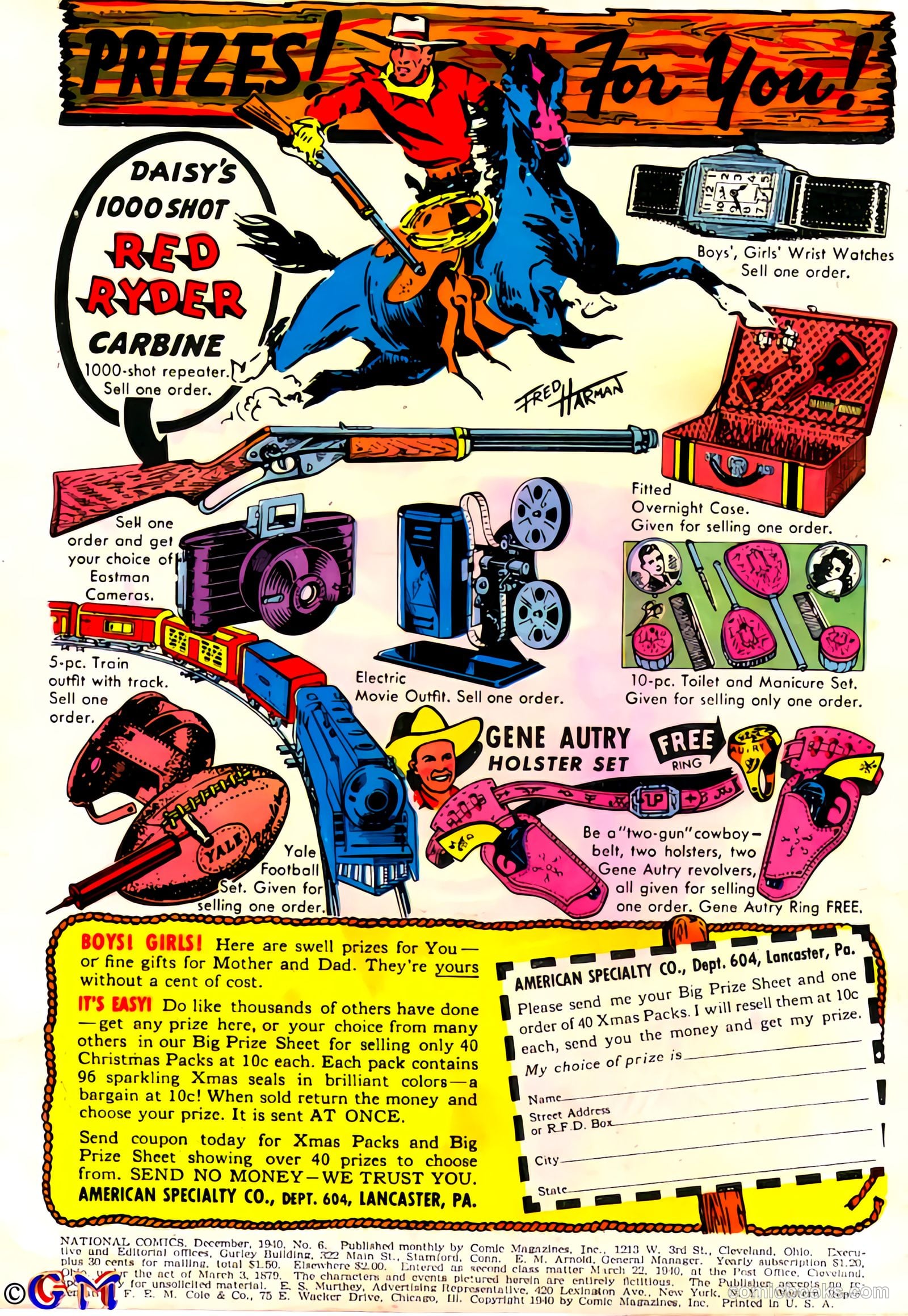 National Comics #6 (1940) — page 68 of 68