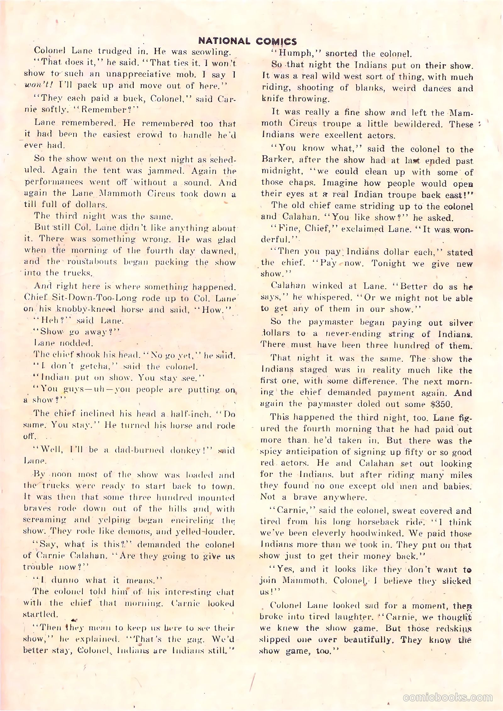 National Comics #63 (1947) — page 40 of 54
