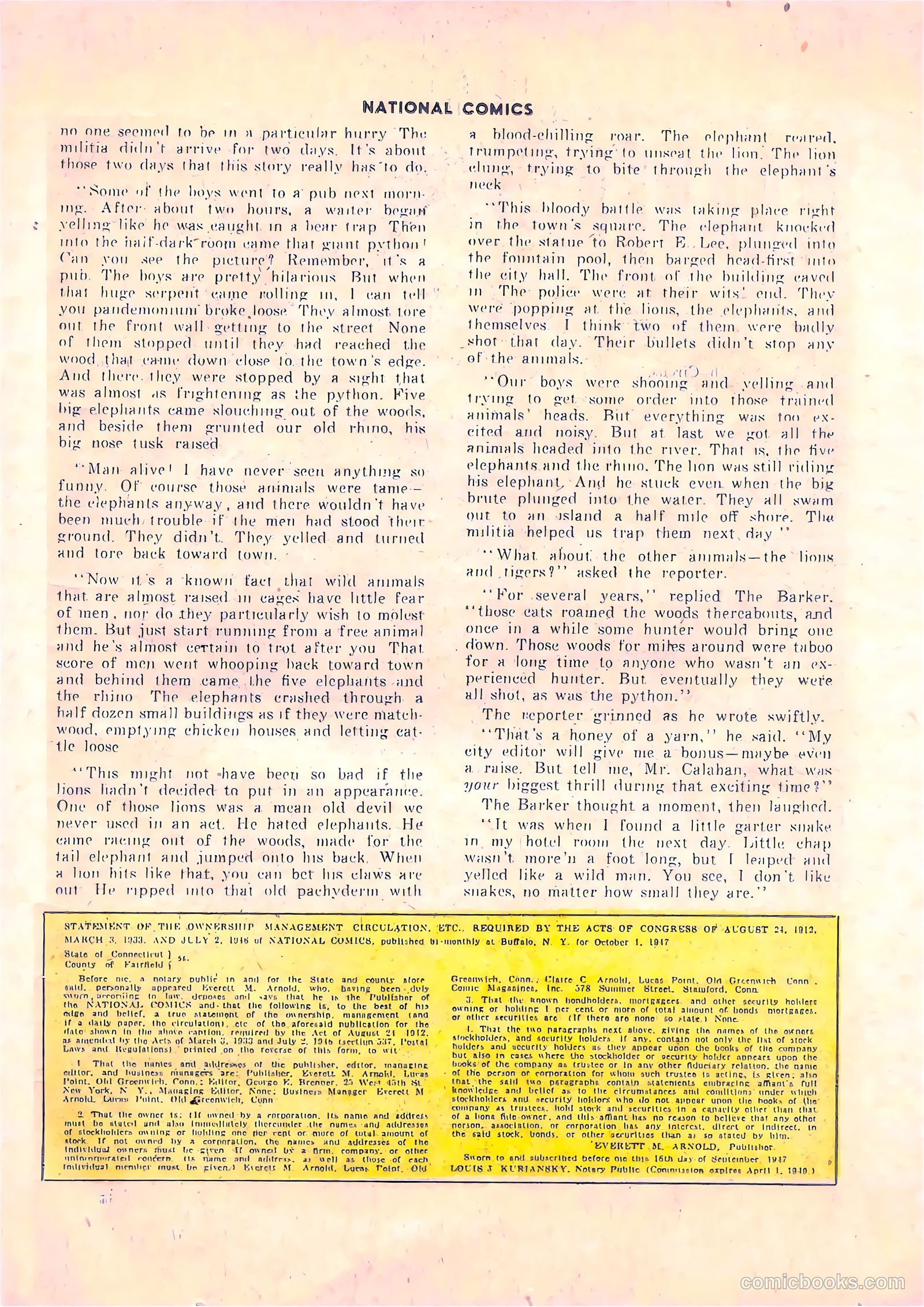 National Comics #65 (1948) — page 38 of 53