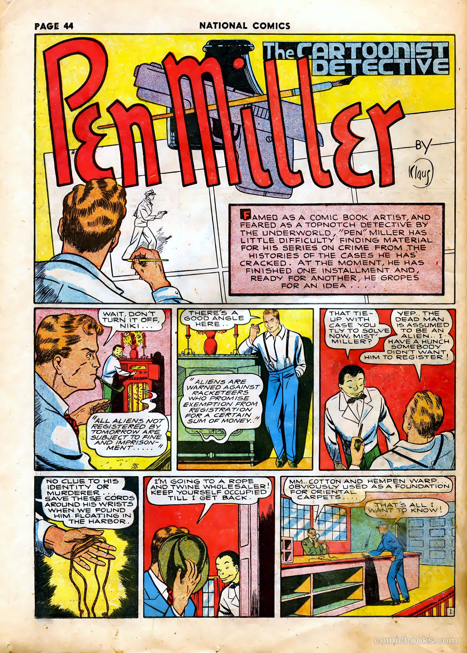 National Comics #7 (1941) — page 46 of 68