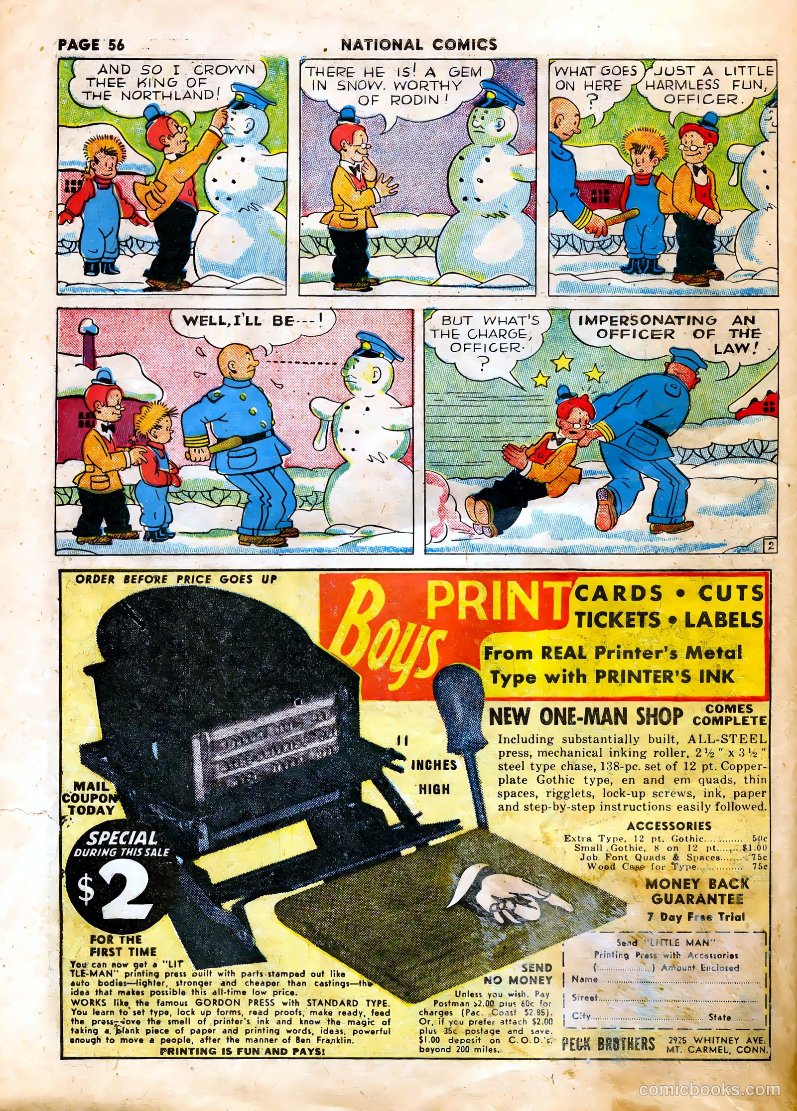 National Comics #7 (1941) — page 58 of 68
