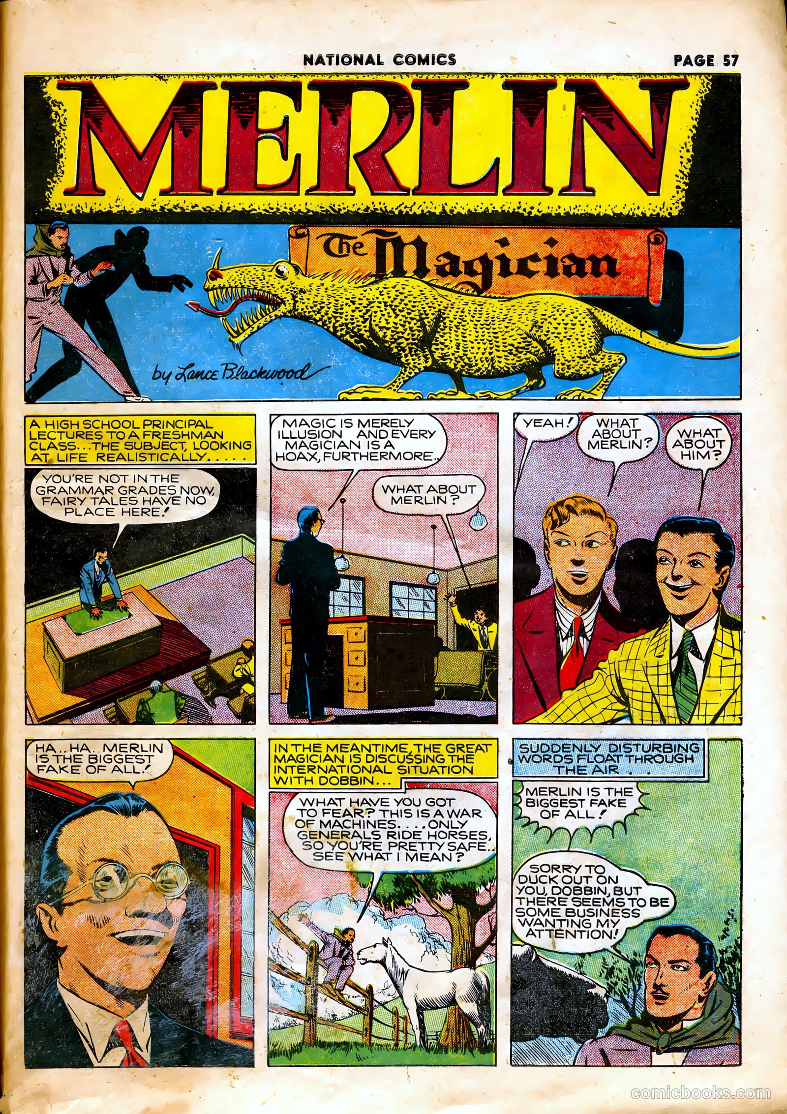 National Comics #7 (1941) — page 59 of 68