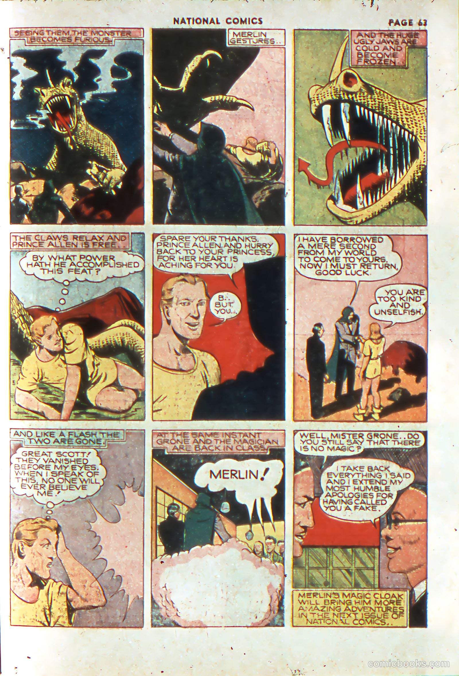 National Comics #7 (1941) — page 65 of 68